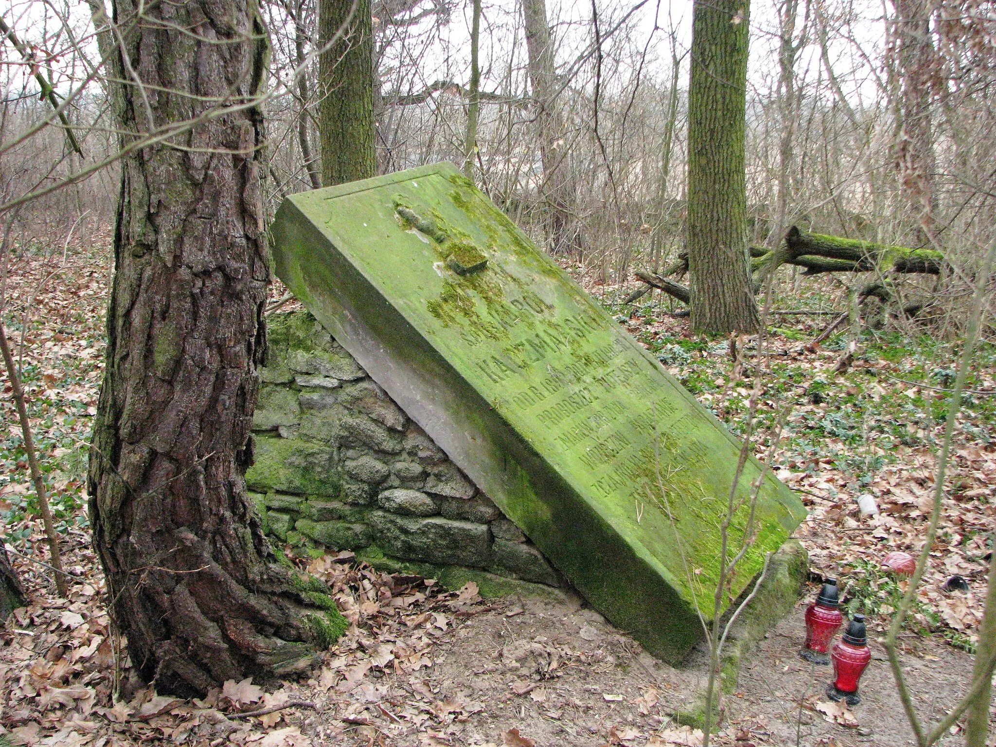 Photo showing: Old cemetery in Wiązownica Mała, Poland. Cultural heritage monument.