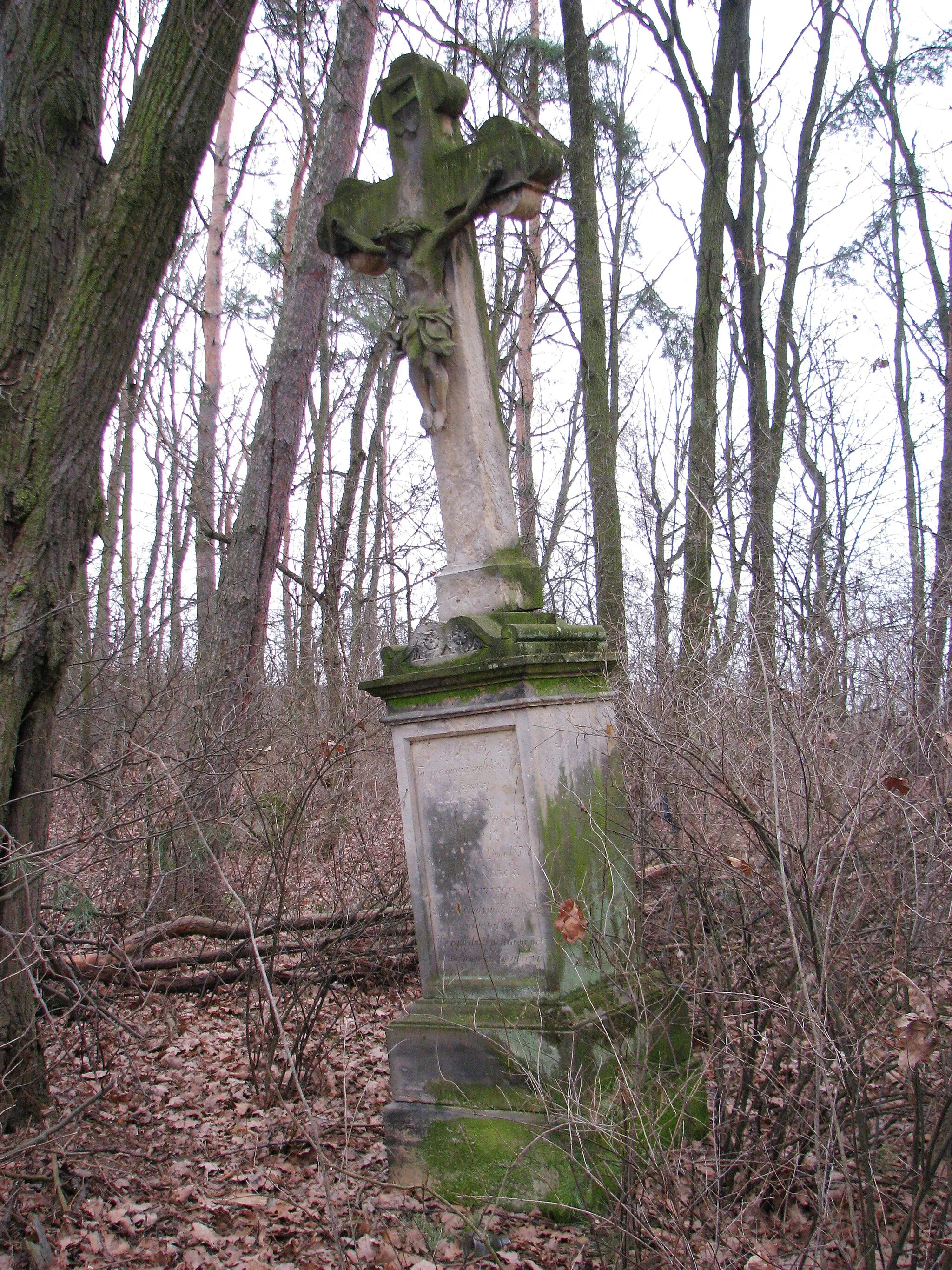 Photo showing: Old cemetery in Wiązownica Mała, Poland. Cultural heritage monument.