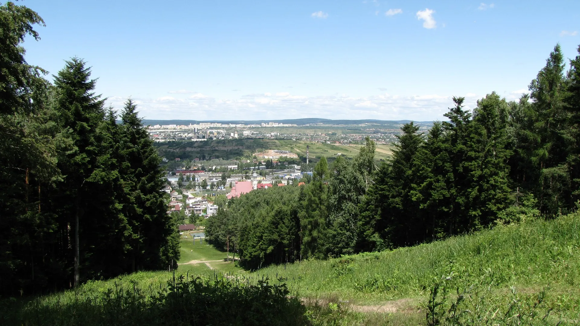 Photo showing: Widok miasta w kierunku północnym.