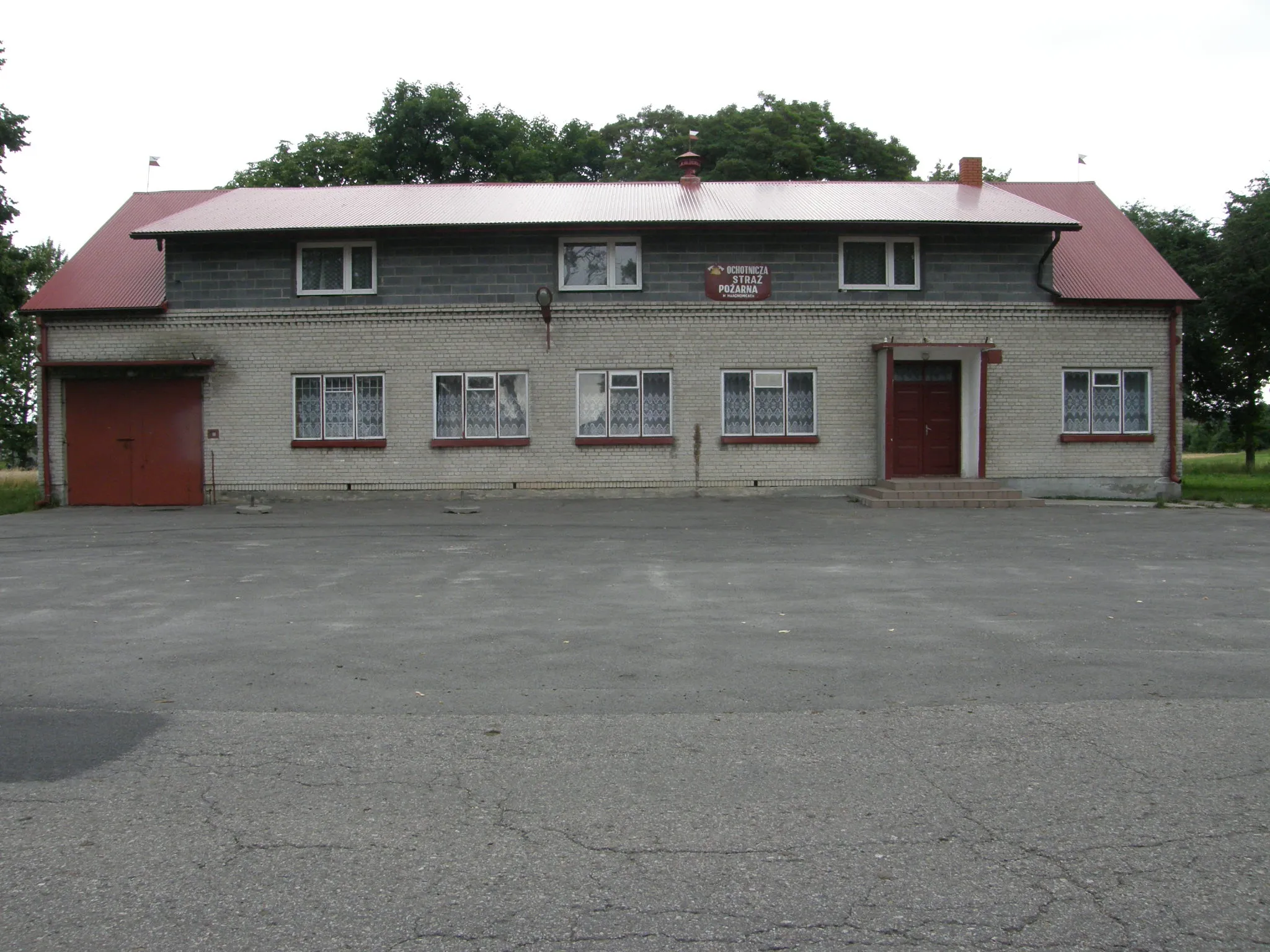 Photo showing: Fire station in Marcinowice