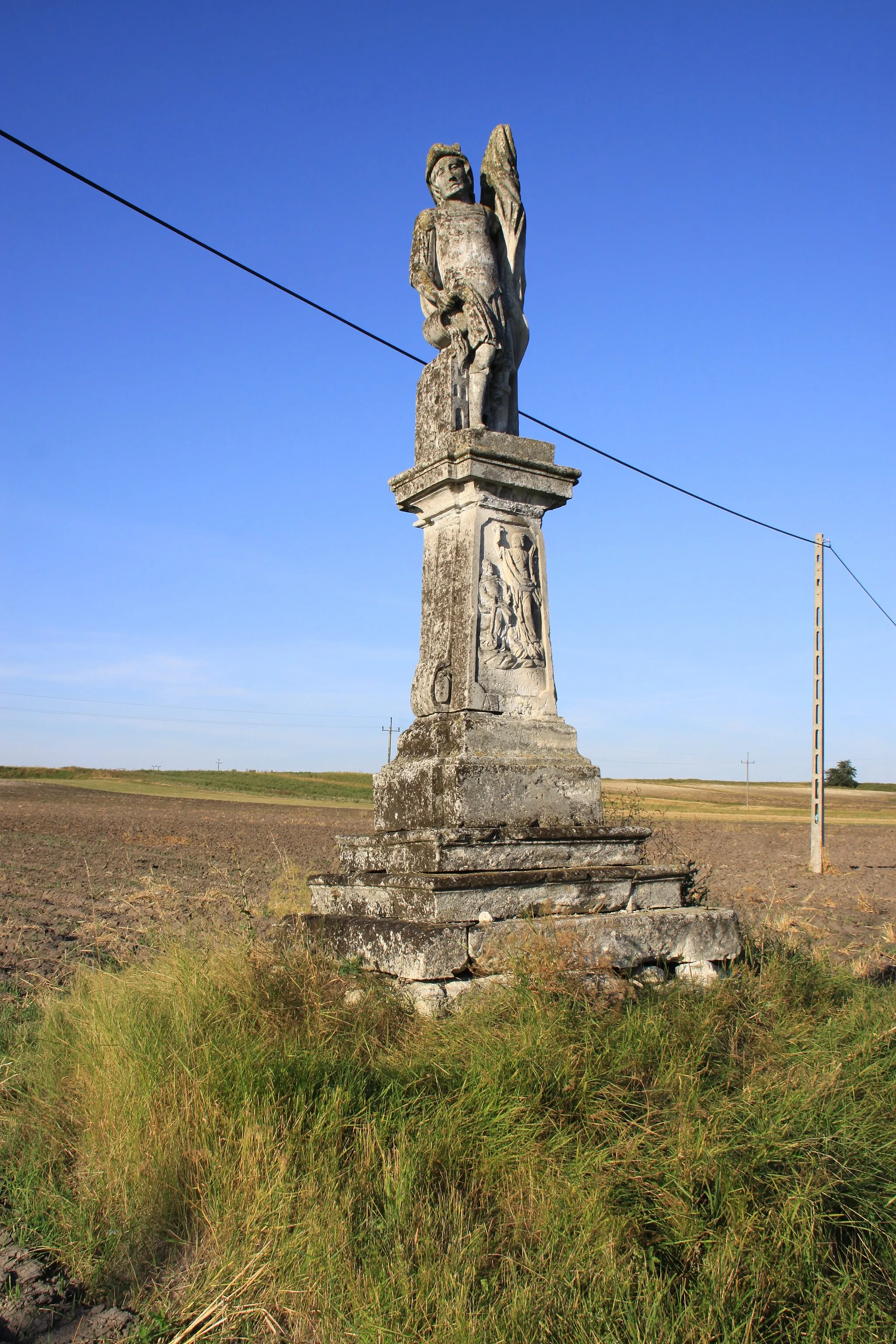 Photo showing: Wayside statue of Saint Florian in Skotniki Dolne, Poland