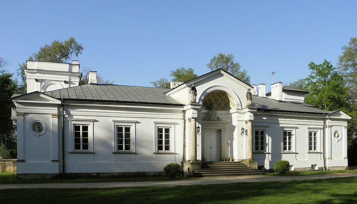 Photo showing: Pałac Brandta, elewacja frontowa.