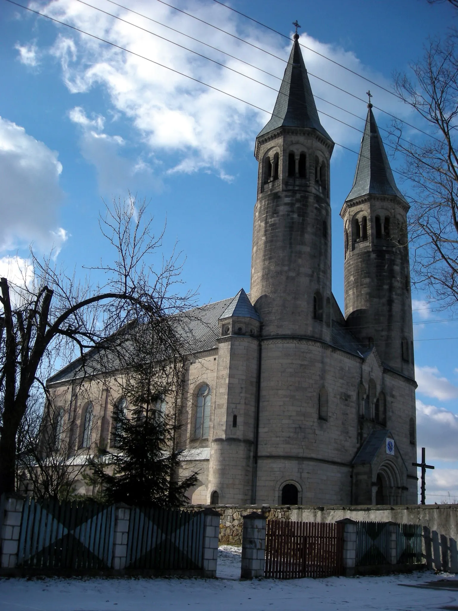 Photo showing: Our Lady of Częstochowa church in Miedzierza, Poland.