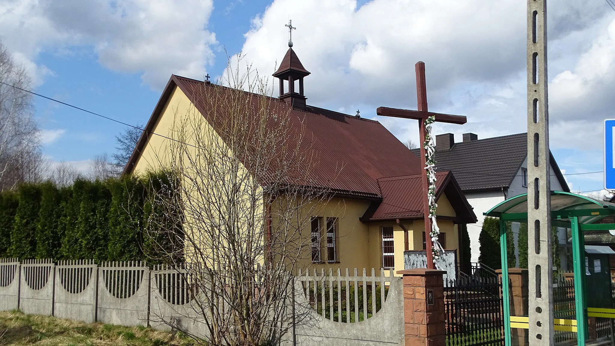 Photo showing: Kołomań – kaplica filialna pw. Najświętszego Serca Jezusa