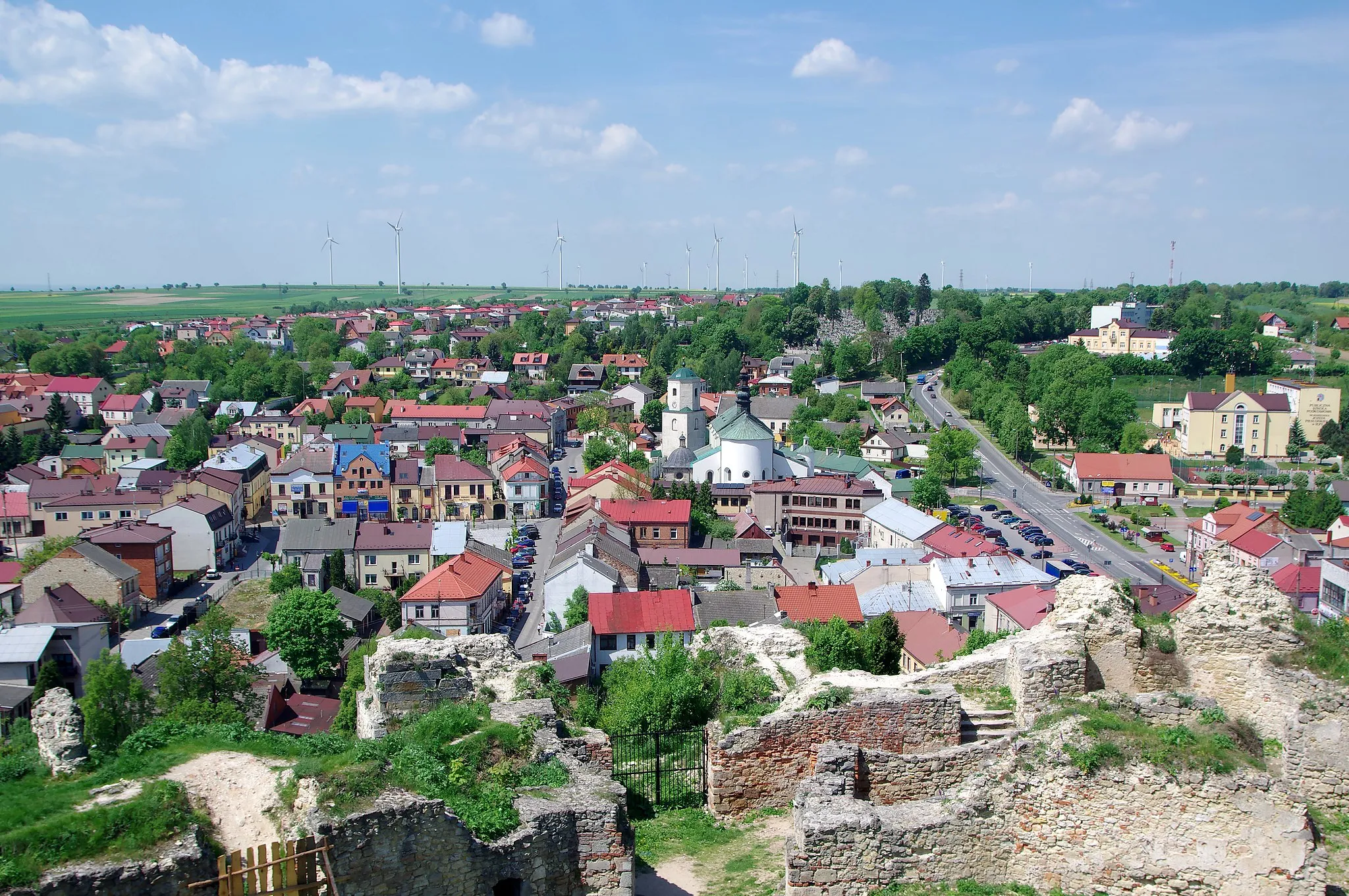 Photo showing: Iłża - widok na miasto z zamku