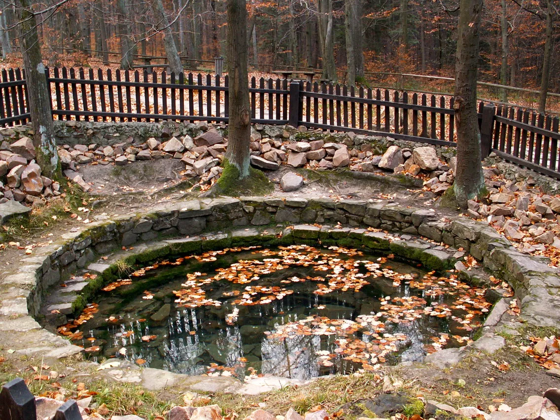 Photo showing: St. Francis spring in Święta Katarzyna (Poland)