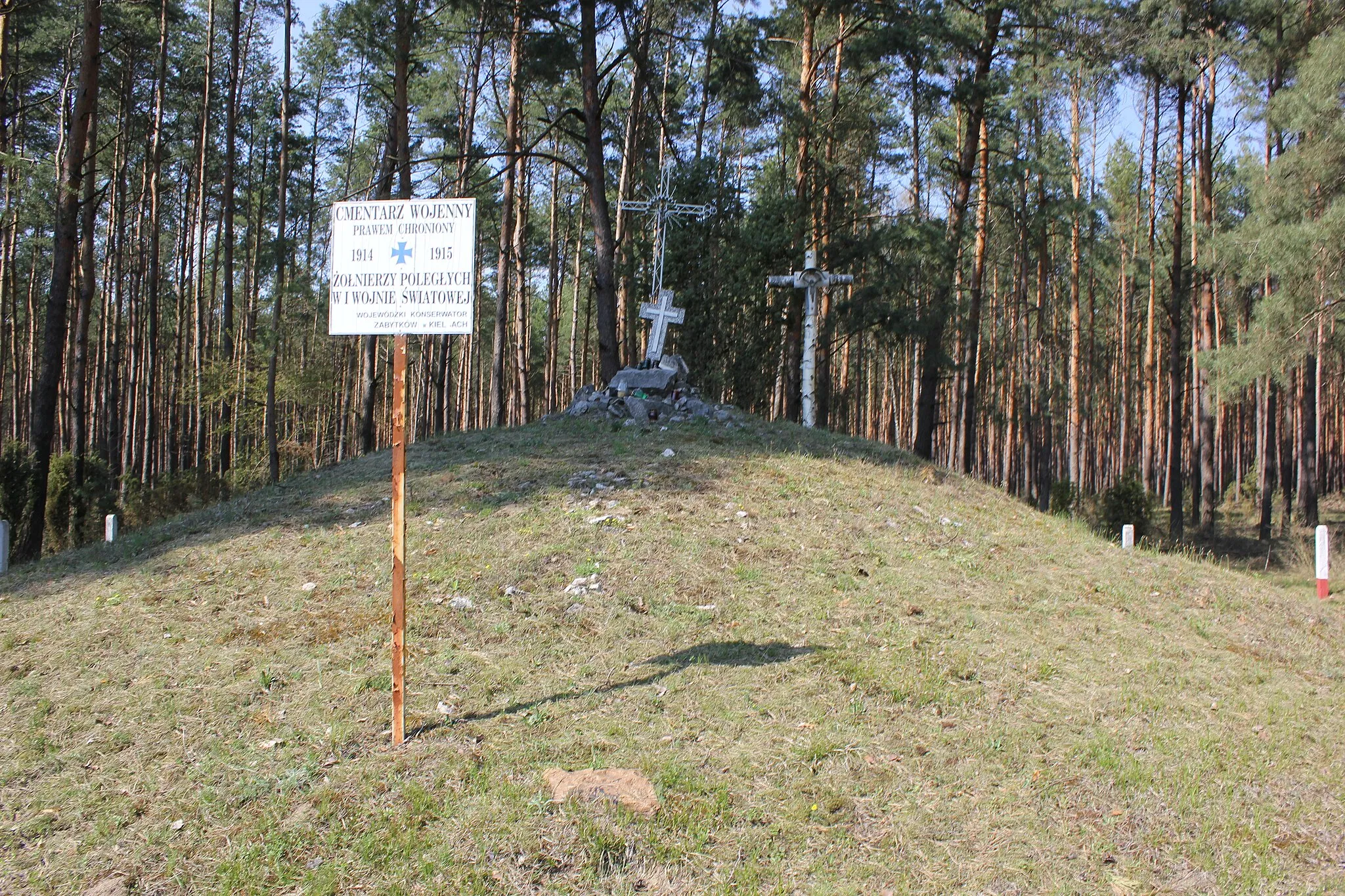 Photo showing: War cemetery in Sokołowie Dolny (1914-1915)