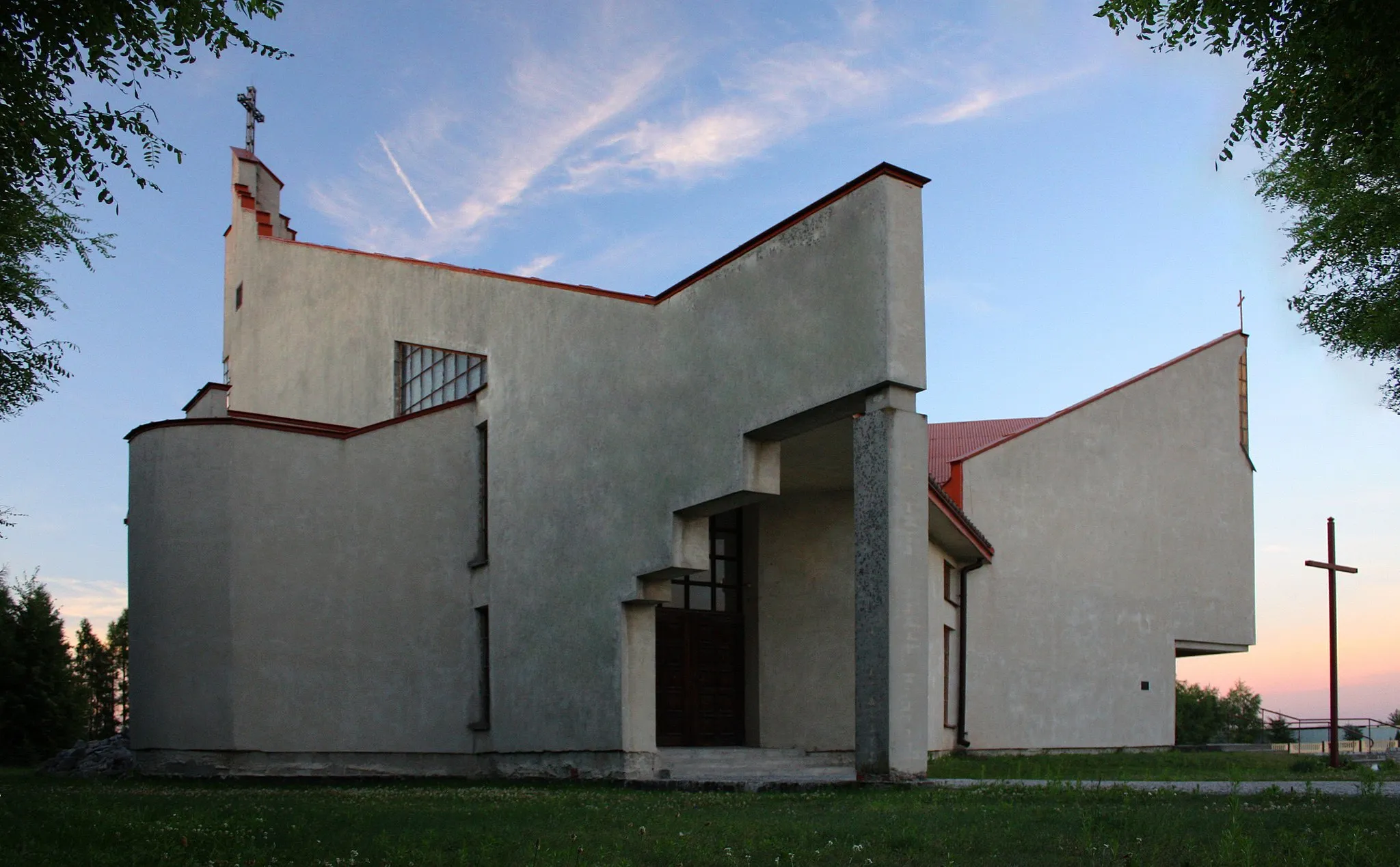 Photo showing: Church in Skroniów