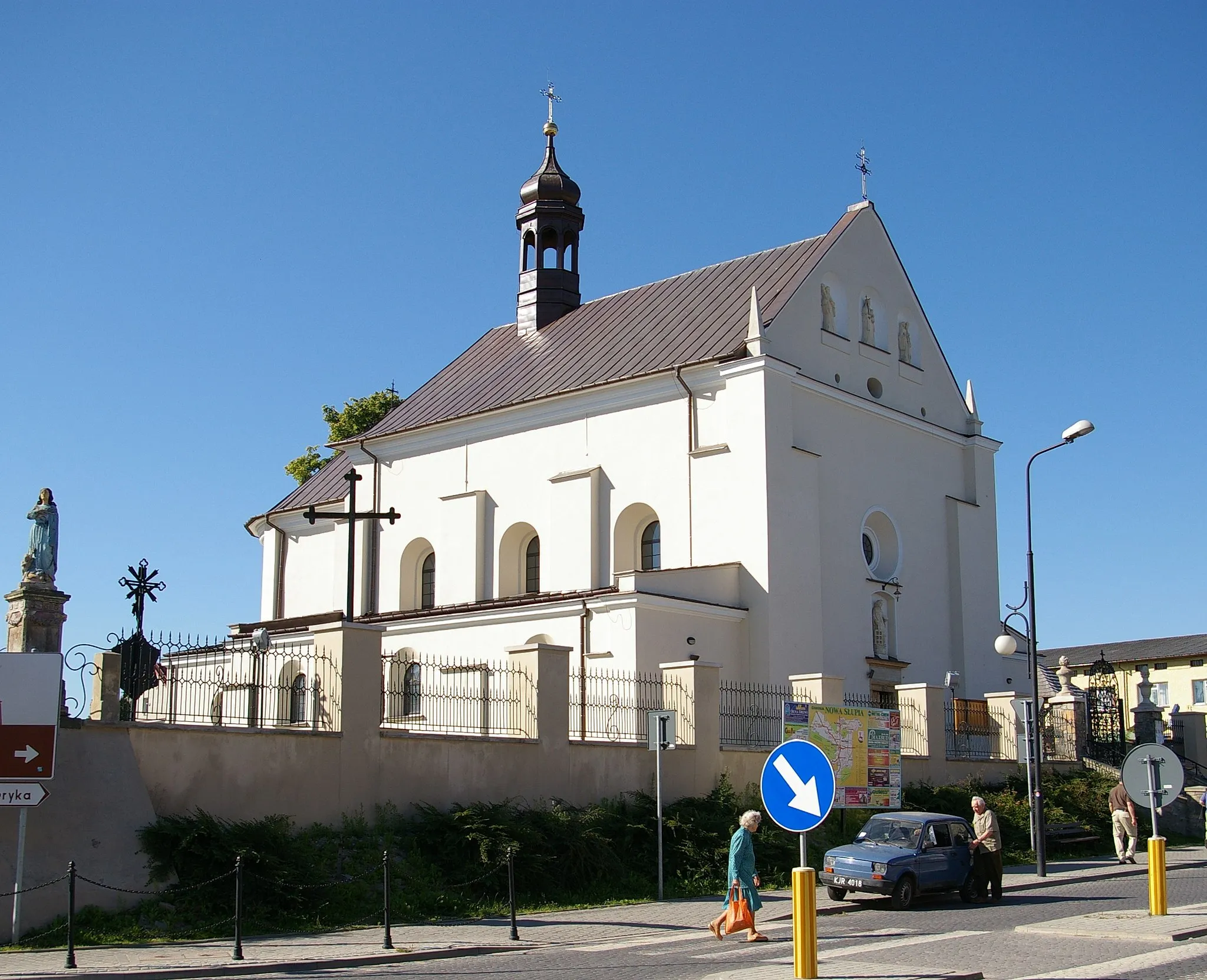 Photo showing: Parish church in Nowa Słupia, Poland