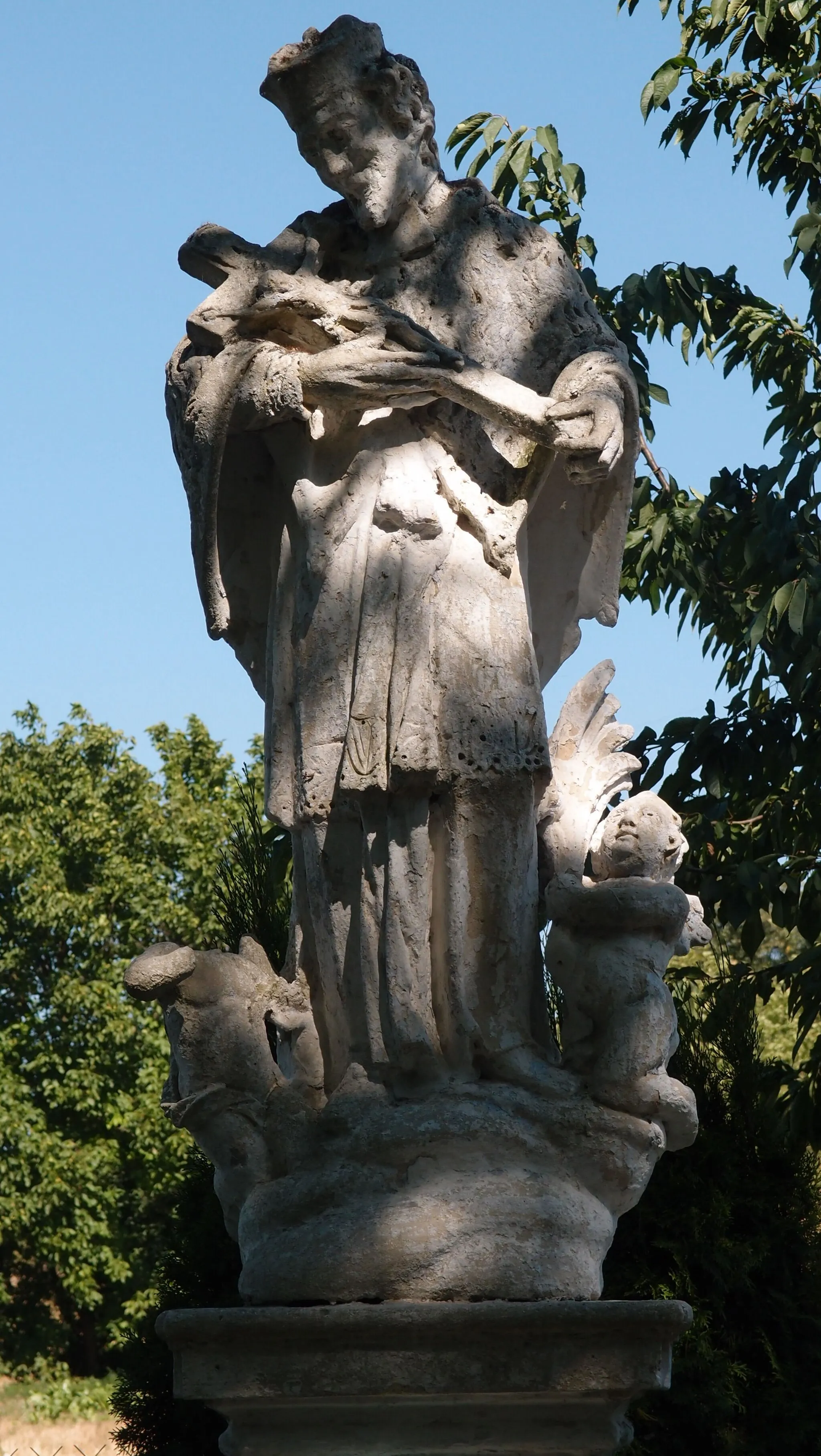Photo showing: Statue of Saint John Nepomucene in Maleszowa