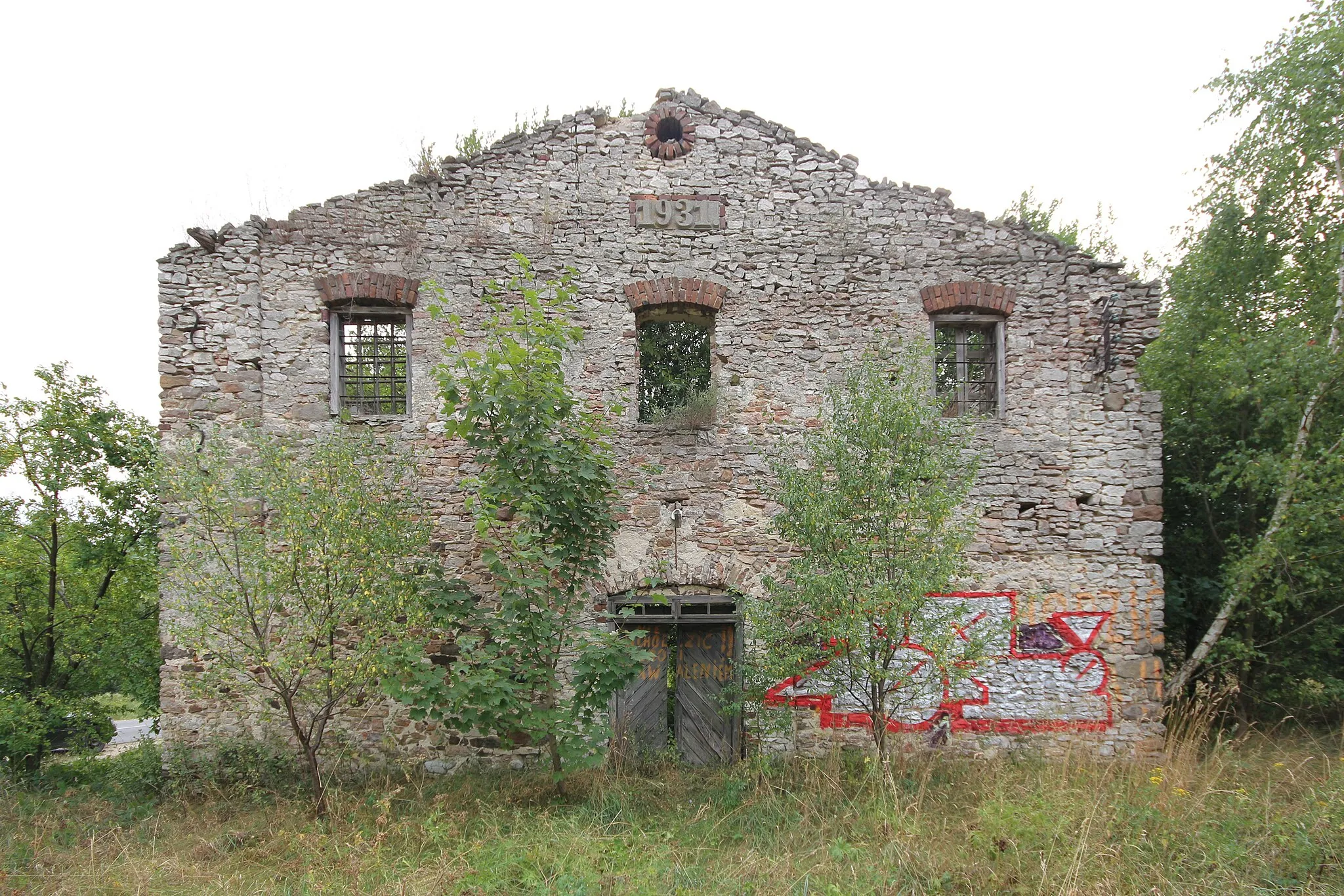 Photo showing: Ruins in Dębska Wola.