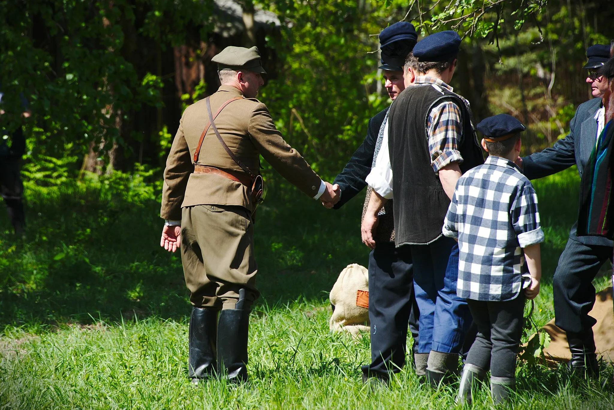 Photo showing: Word War II reenactment in Bliżyn 2019