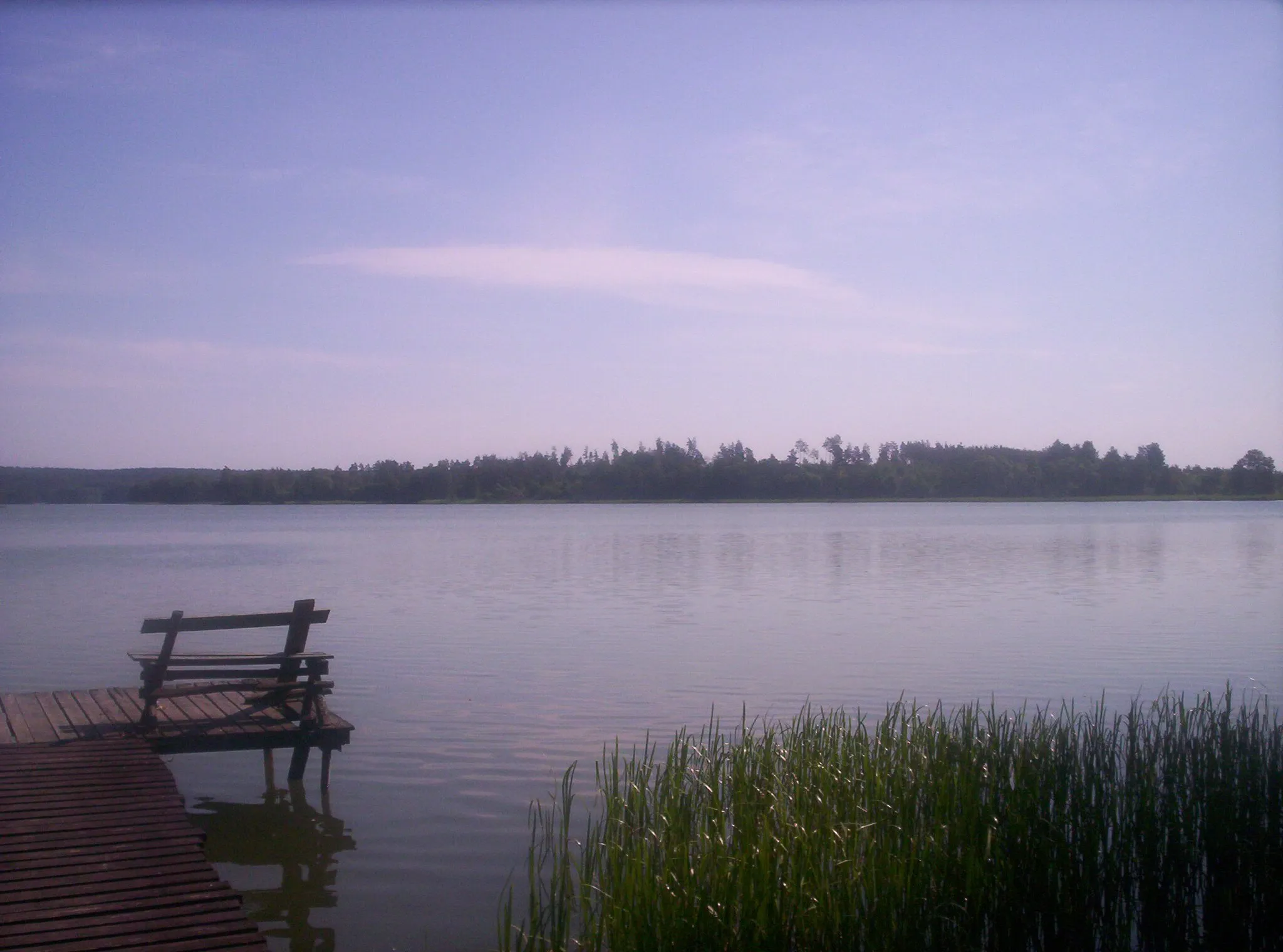 Photo showing: Jezioro Kalwa - widok z brzegu w okolicach wsi Miłuki