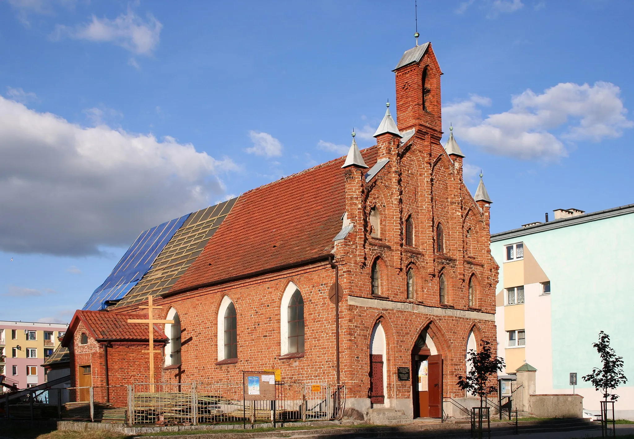 Photo showing: Braniewo, kościół par. p.w. Św. Trójcy, ob. gr.-kat., 1 poł. XV, 1583-1584, 1681,  XVIII