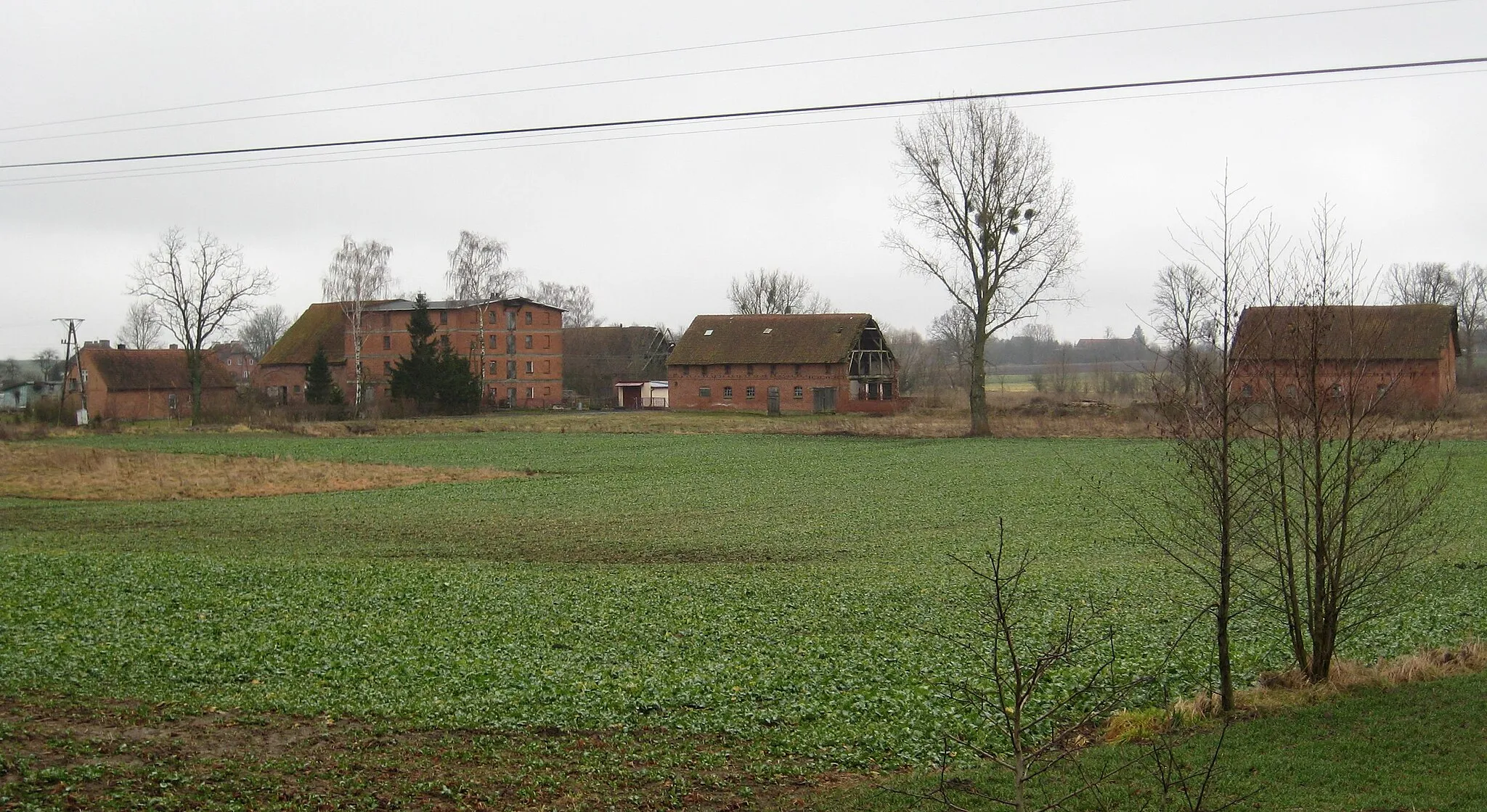 Photo showing: The village Wilkowo Małe in Poland

Camera location 54° 11′ 51″ N, 21° 16′ 21″ E View this and other nearby images on: OpenStreetMap 54.197500;   21.272500