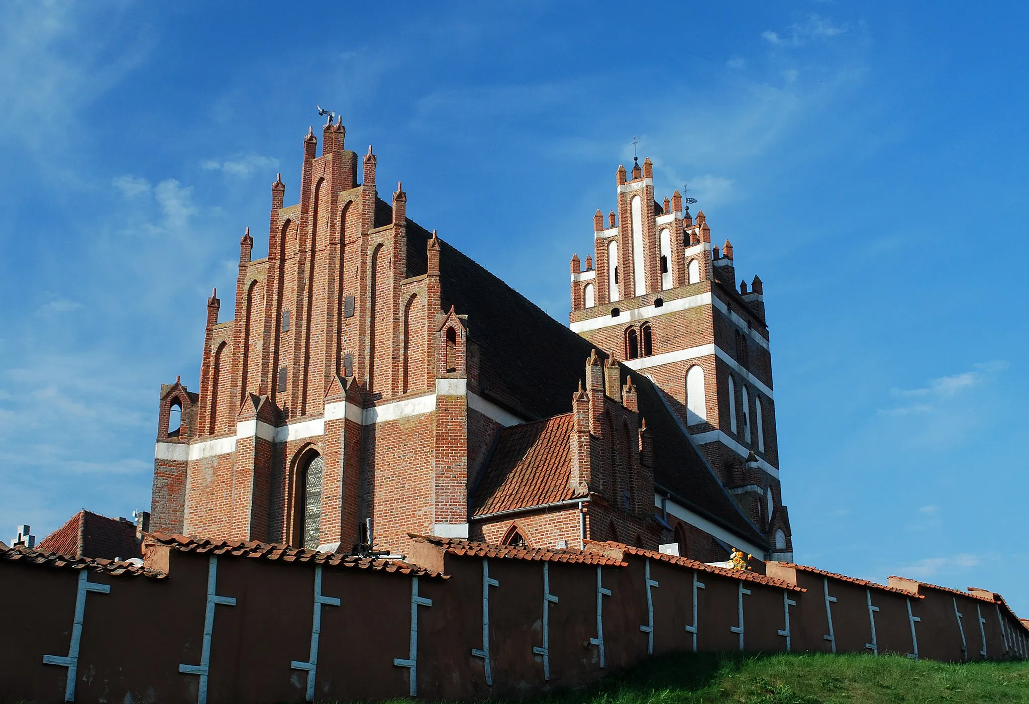 Photo showing: Sątopy - Kościół pw. Św. Judy, (zabytek nr rejestr. A-2809) - widok od tyłu