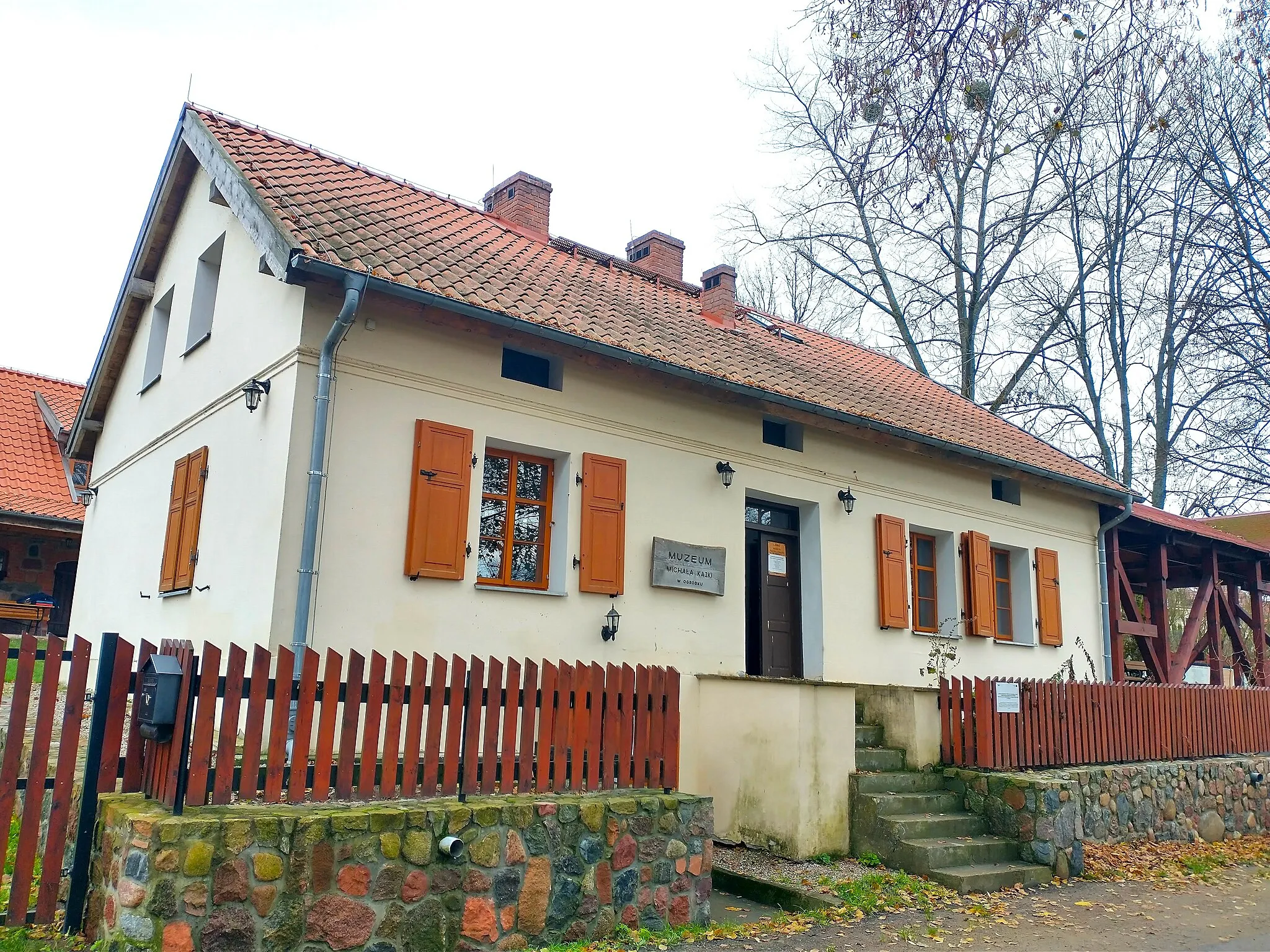 Photo showing: Dom - Muzeum Michała Kajki w Ogródku.