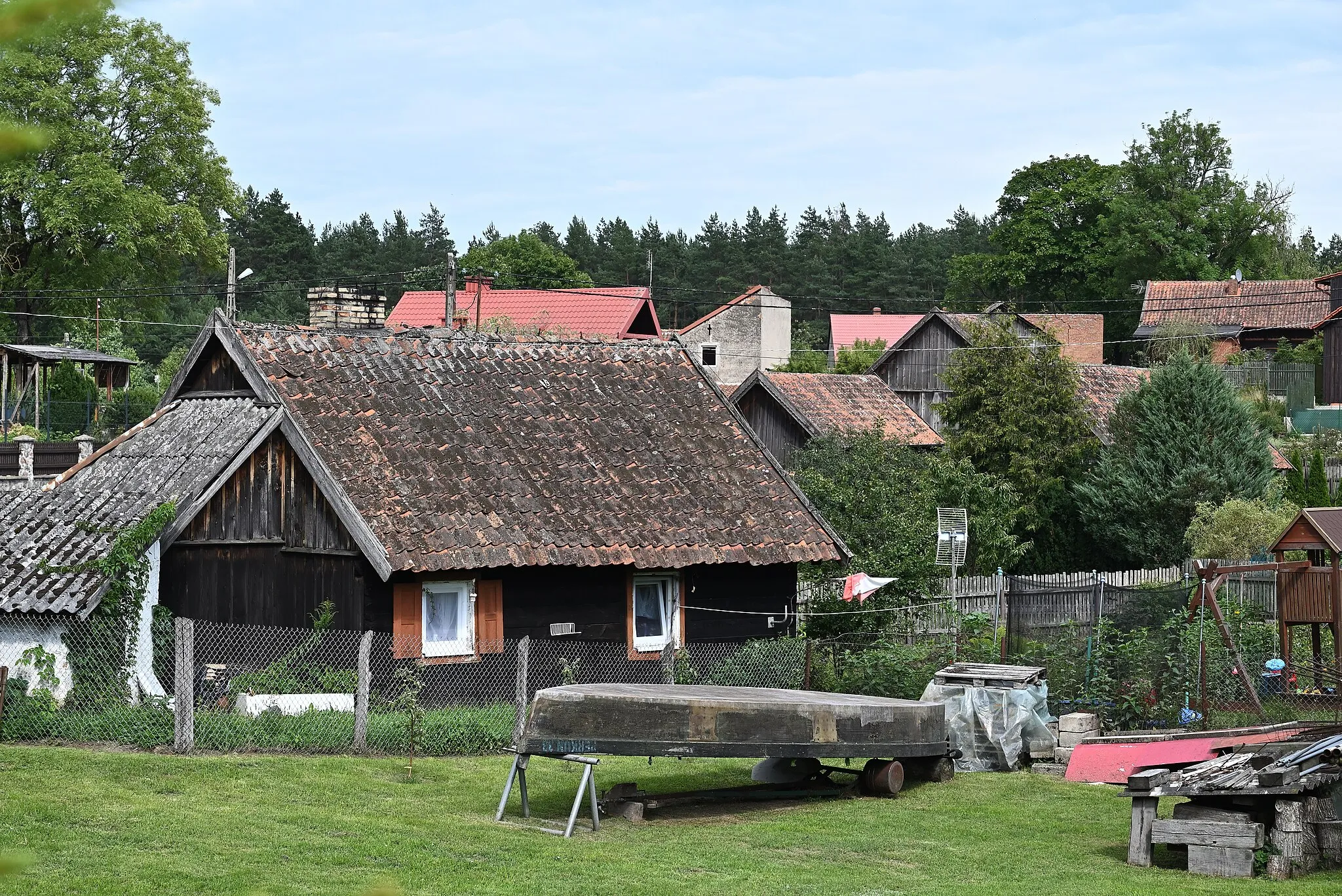 Photo showing: Häuser in Krutyń