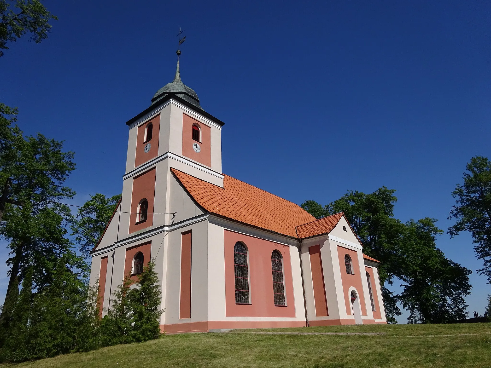 Photo showing: Kościół Matki Bożej Częstochowskiej w Drygałach