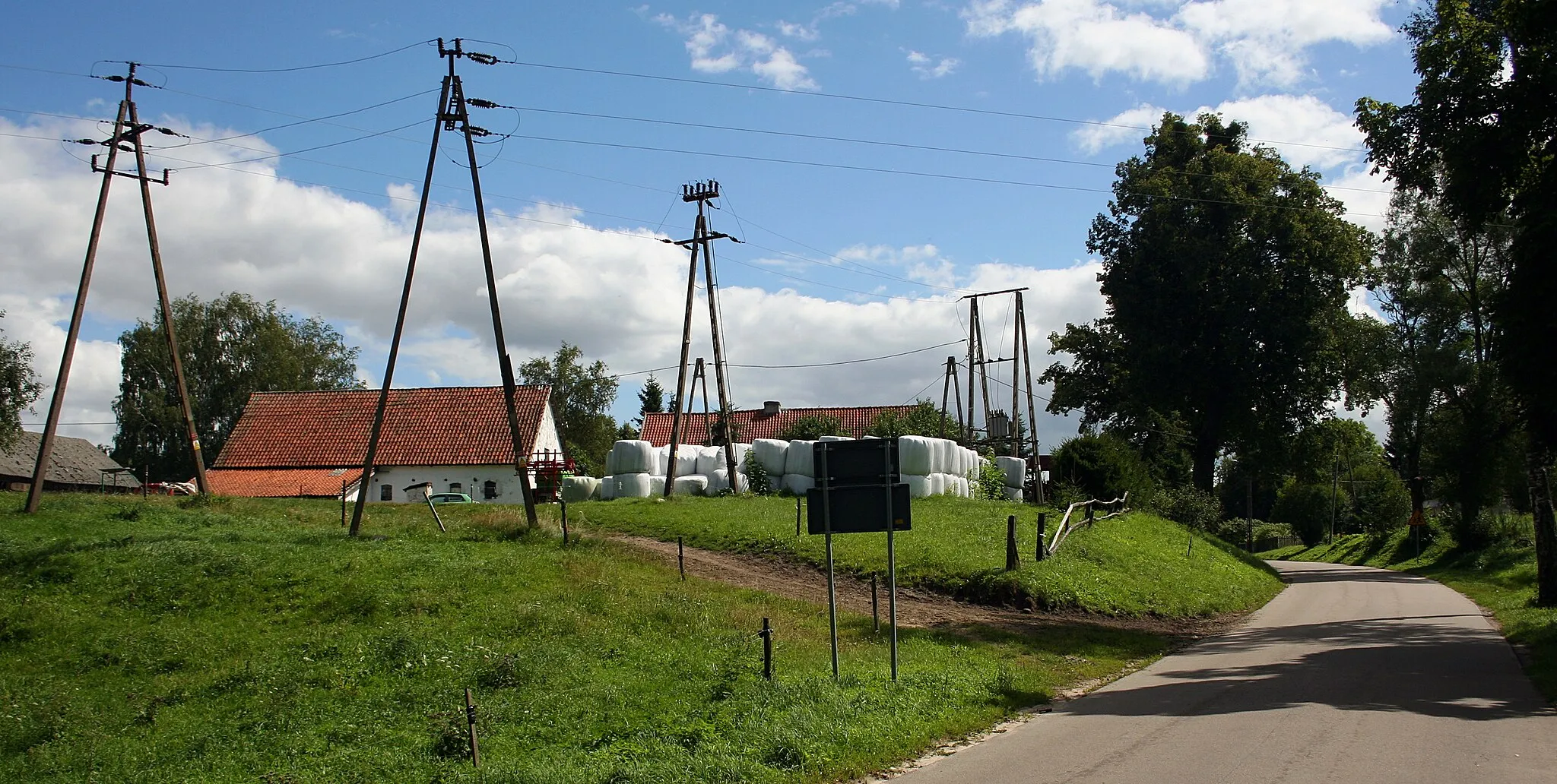Photo showing: Fragment wsi Bornity w powiecie braniewskim, w gminie Pieniężno