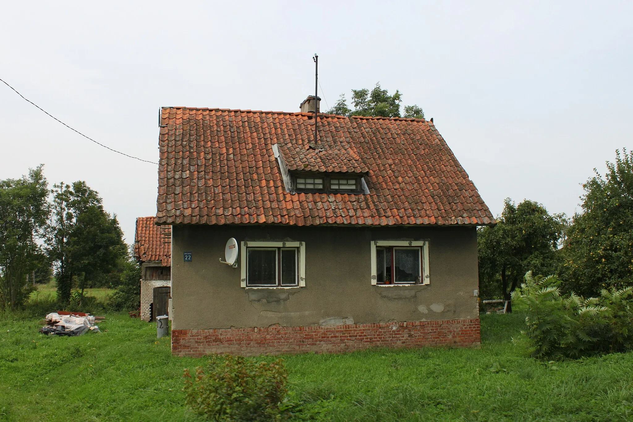 Photo showing: House in Borki Wielkie.