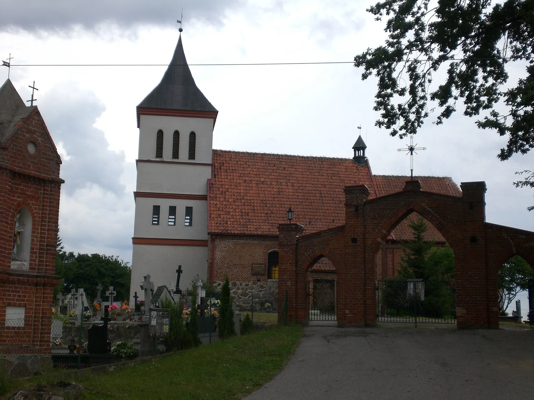 Photo showing: Saint Catherine of Alexandria church in Straszewo, Poland