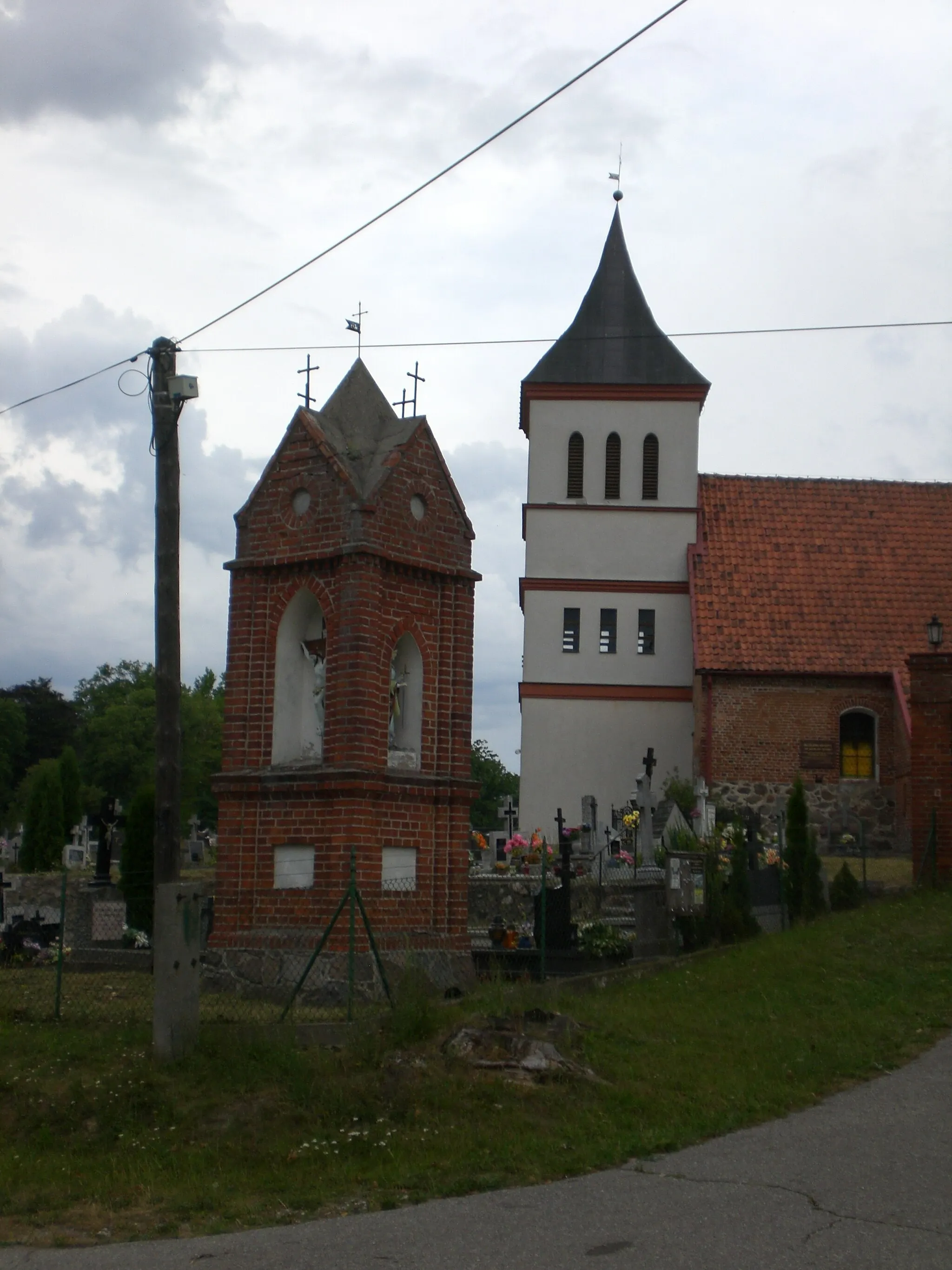 Photo showing: Saint Catherine of Alexandria church in Straszewo, Poland