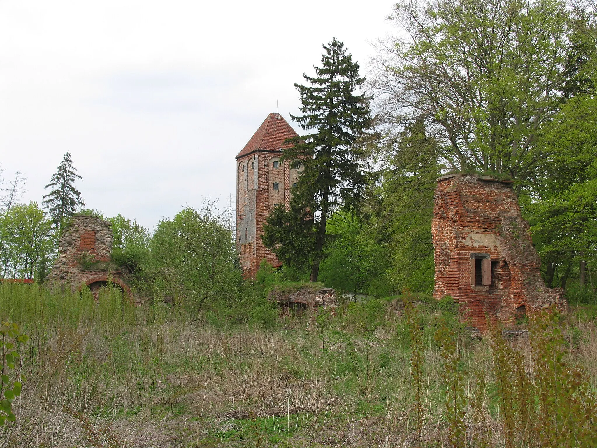 Photo showing: Przezmark, ruiny zamku, 1 poł. XIV, XVI