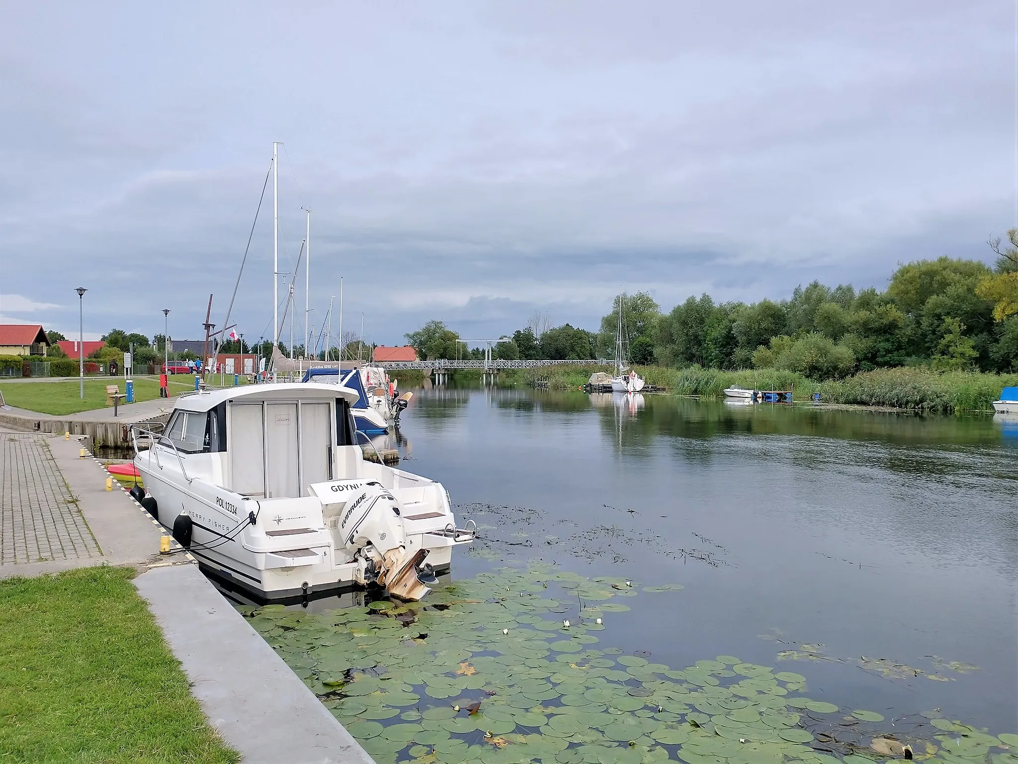 Photo showing: Stara Pasłęka. Port.