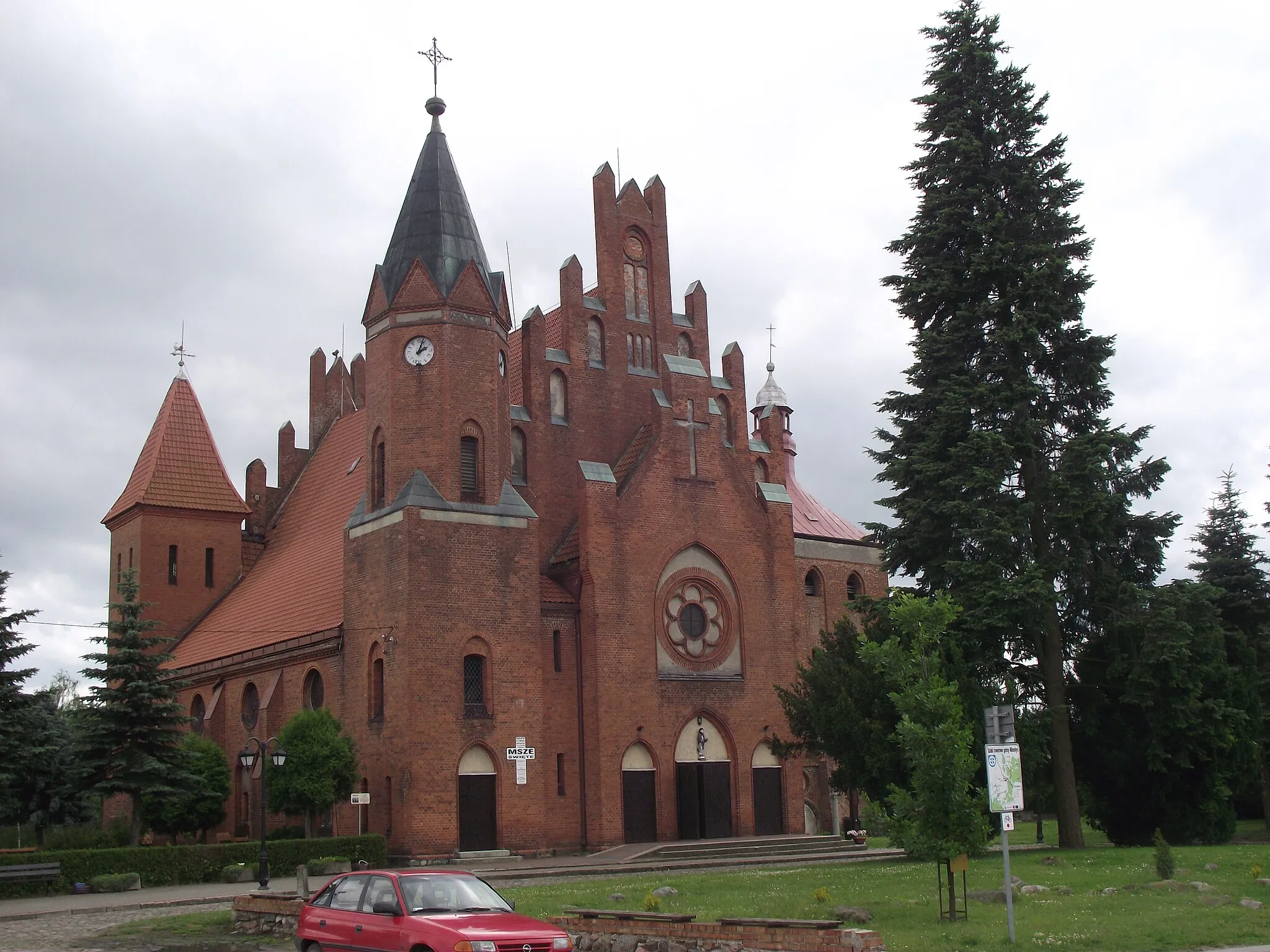 Photo showing: Miłomłyn - kościół pw. św. Bartłomieja [ XIX w. ]