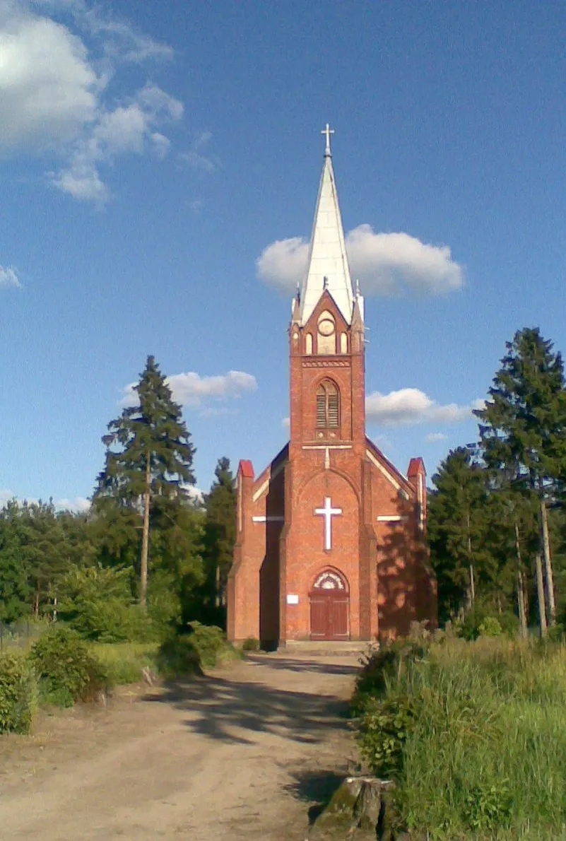 Photo showing: Kościół ewangelicko-augsburski w Mikołajkach Pomorskich