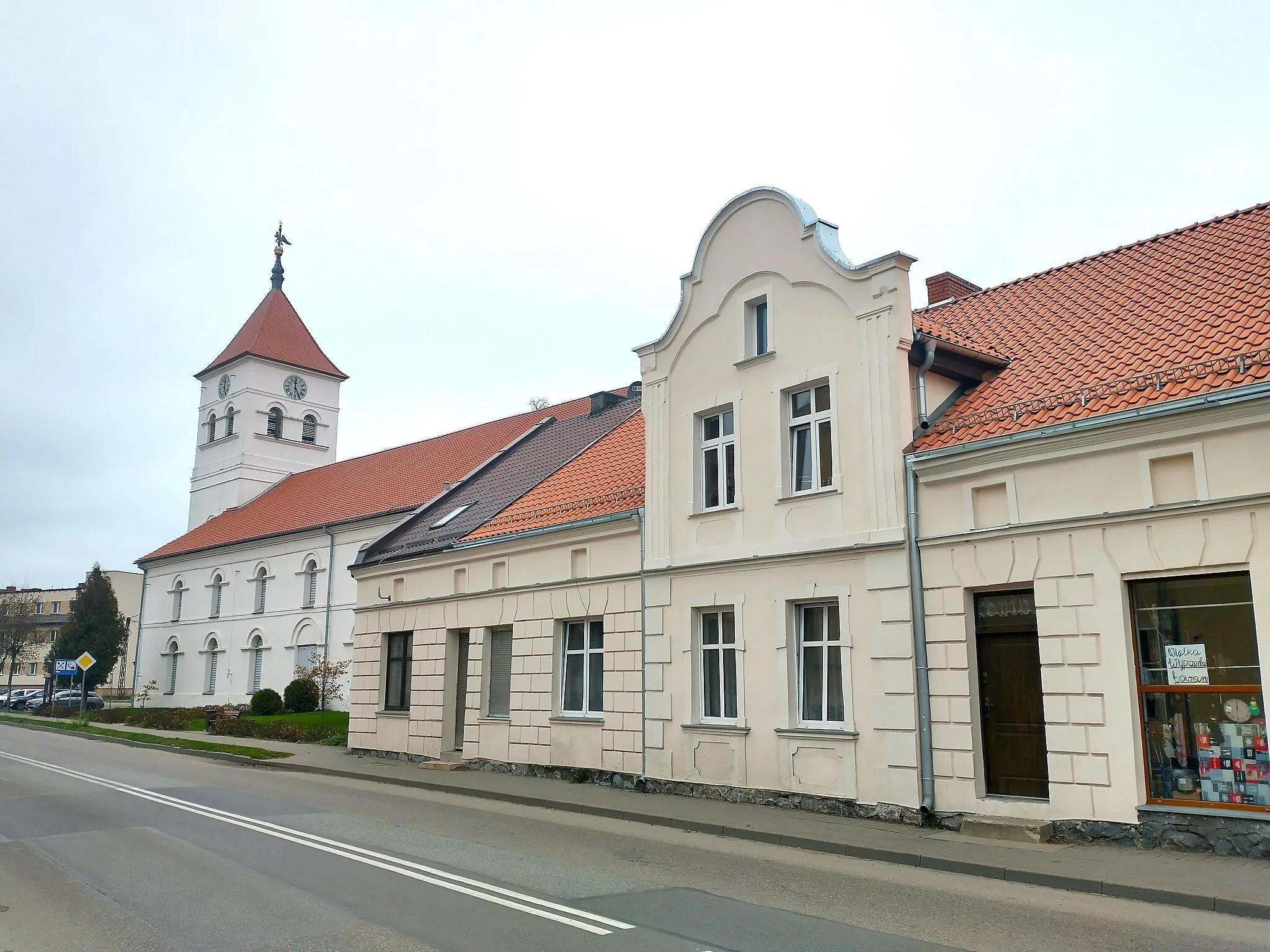 Photo showing: Centrum miasta Wielbark.