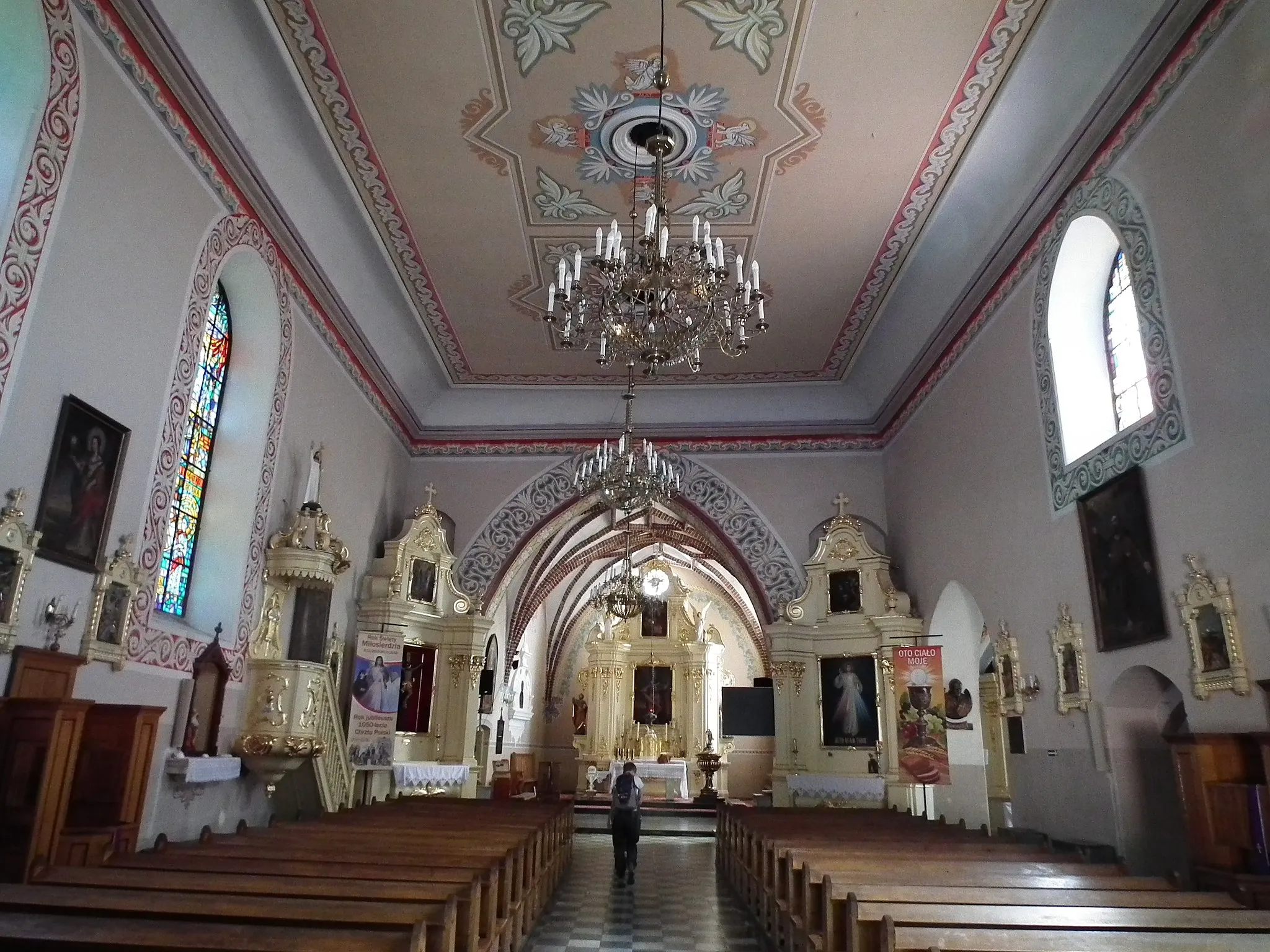 Photo showing: Szreńsk - kościół parafialny pw. św. Wojciecha i Niepokalanego poczęcia NMP XIV, XVI, XVIII w.