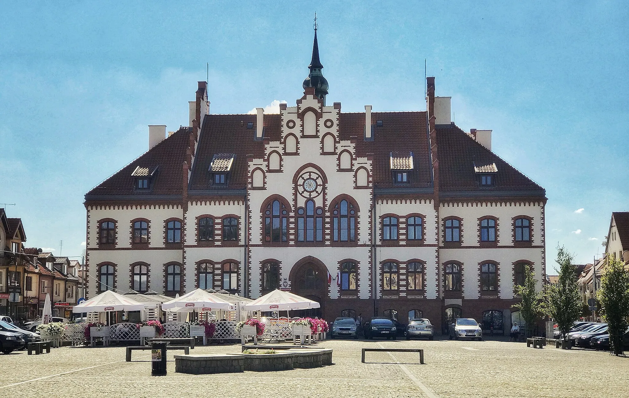 Photo showing: Town hall in Pisz