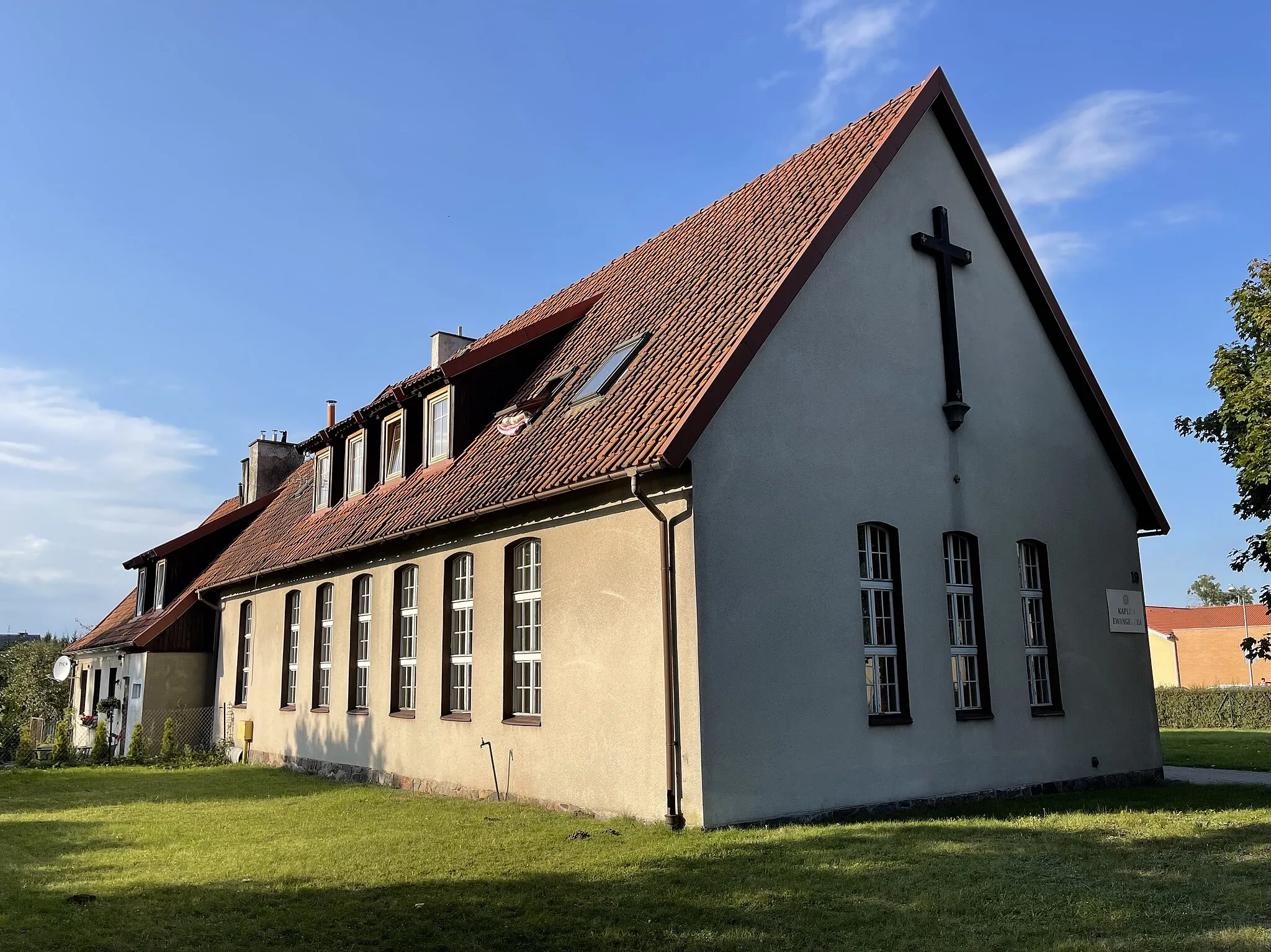 Photo showing: Lutheran chapel in Olsztynek, Poland