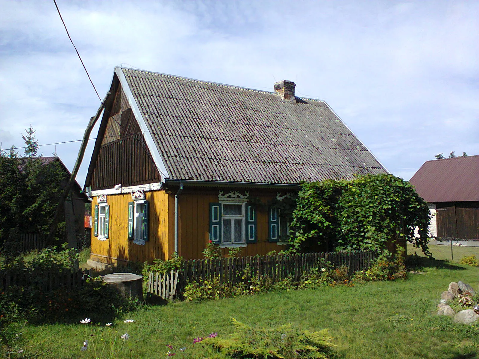 Photo showing: Dom w Łączkach (powiat ostrołęcki)