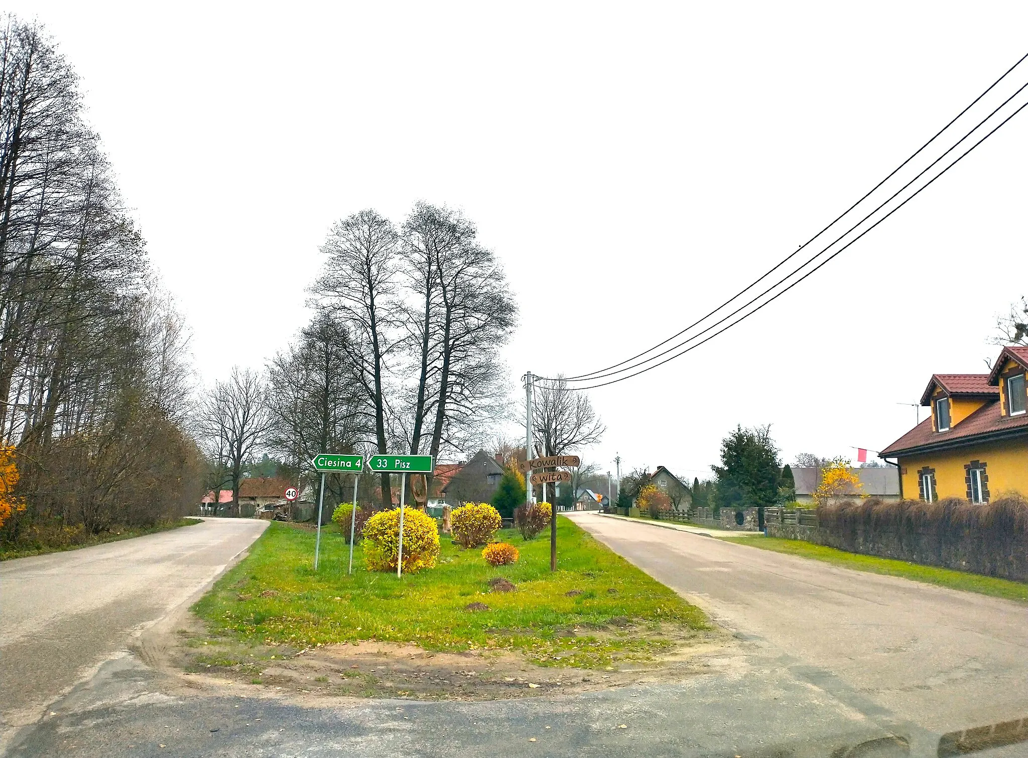 Photo showing: Wieś Kowalik w gm. Rozogi.