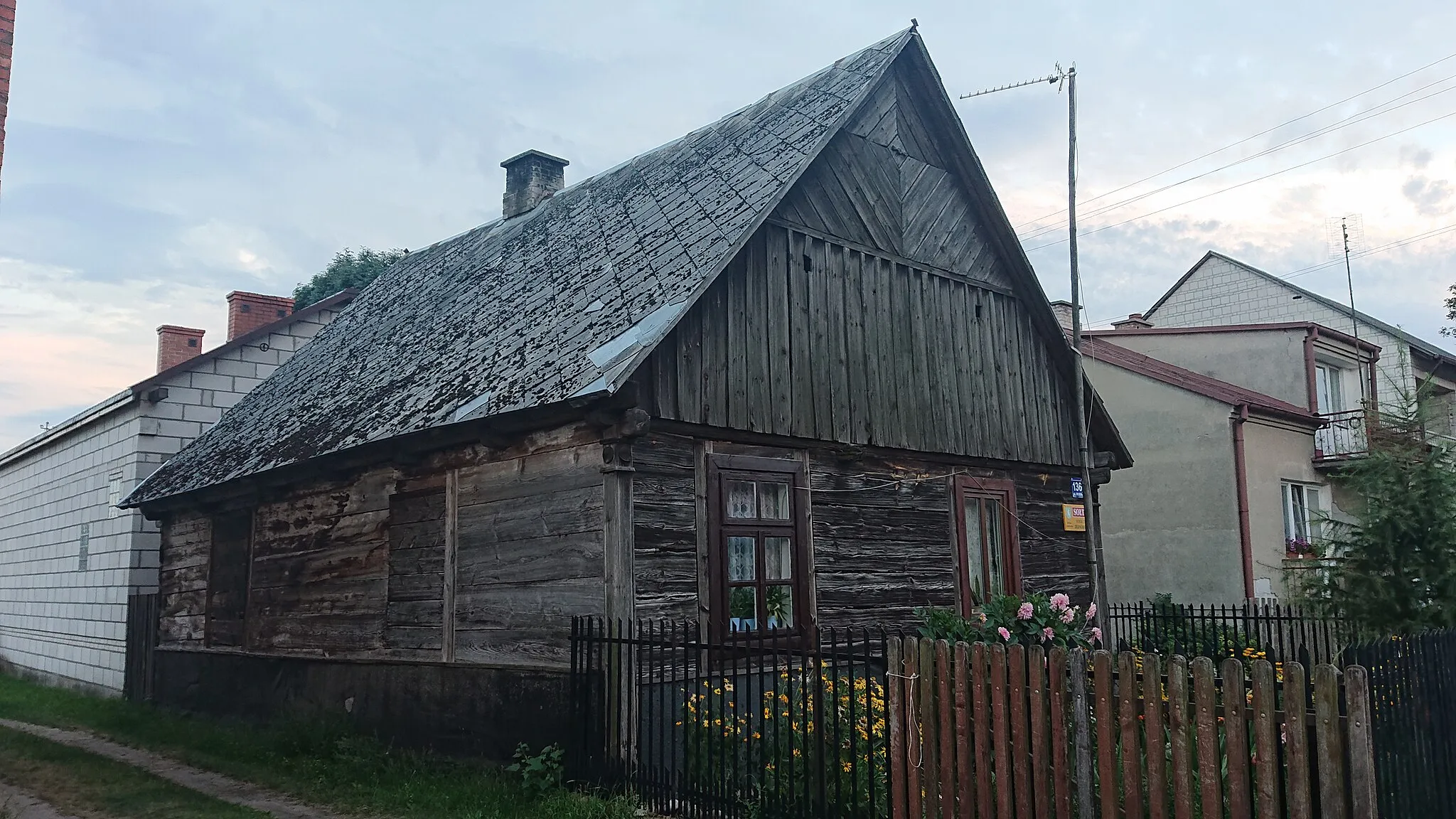Photo showing: Wooden house in Jednorożec, Kurpie (Green Forest), Poland