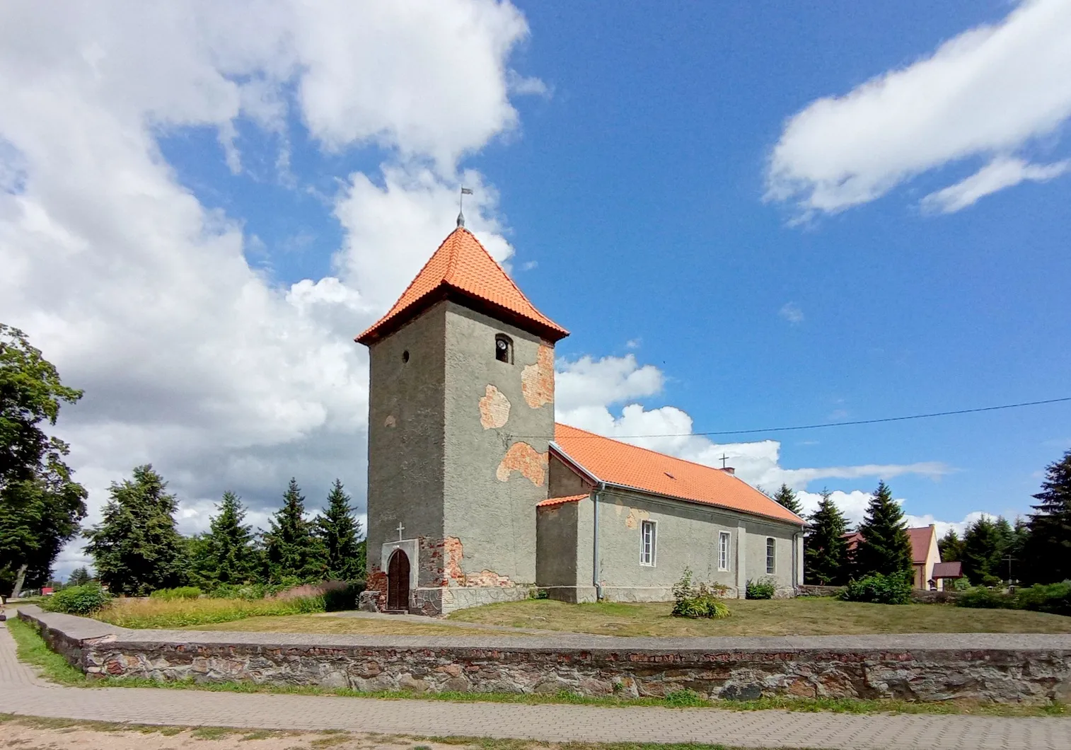 Photo showing: Gierzwałd. Kościół metodystyczny