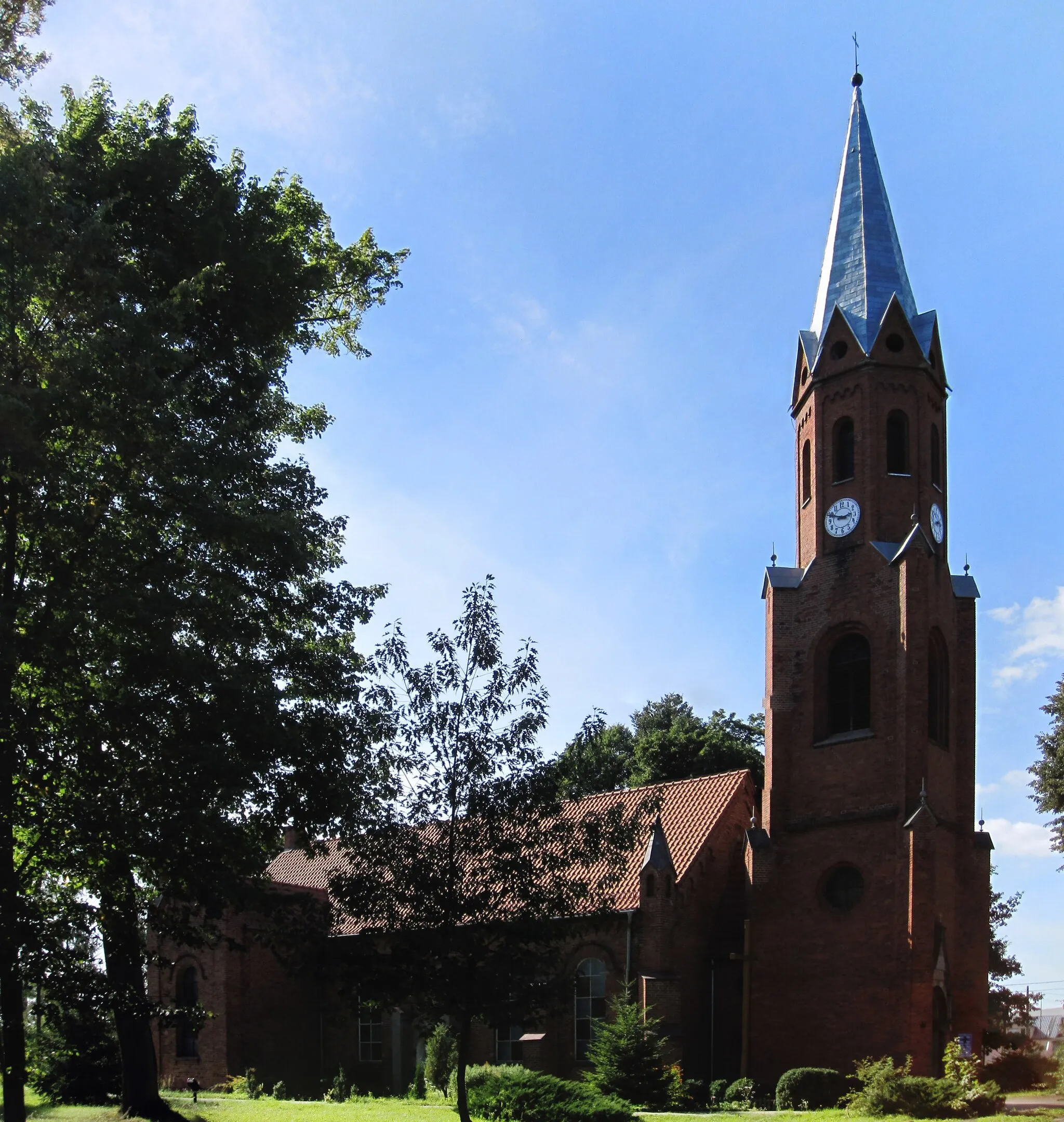 Photo showing: Virgin Mary Queen of Poland church in Rudzienice, Poland.