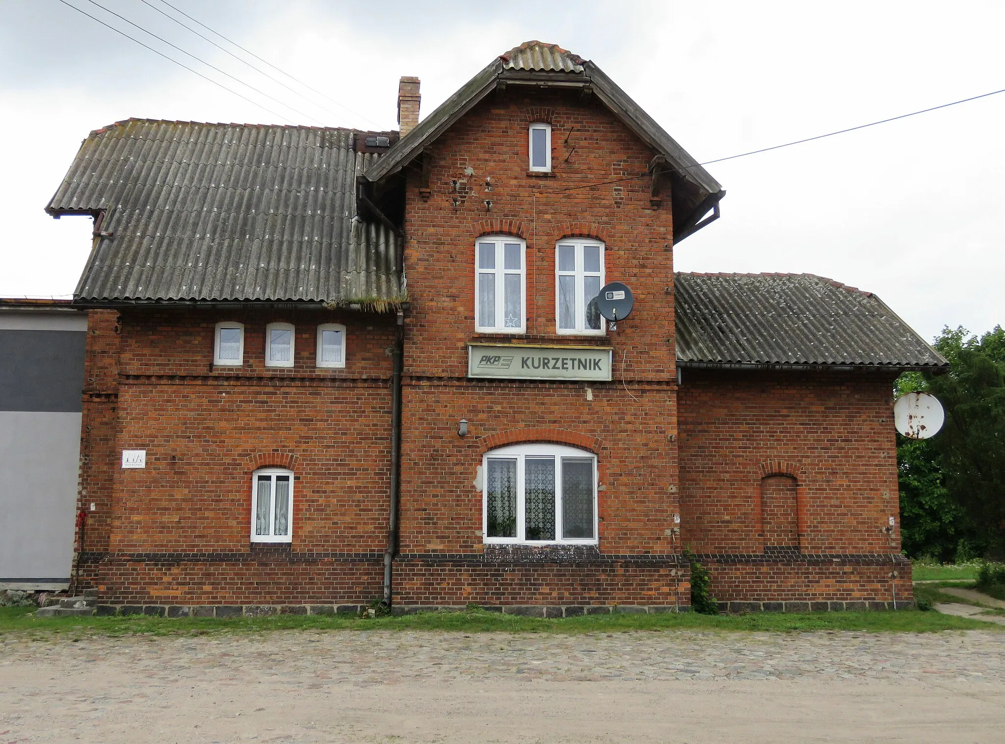 Photo showing: Kurzętnik - stacja kolejowa