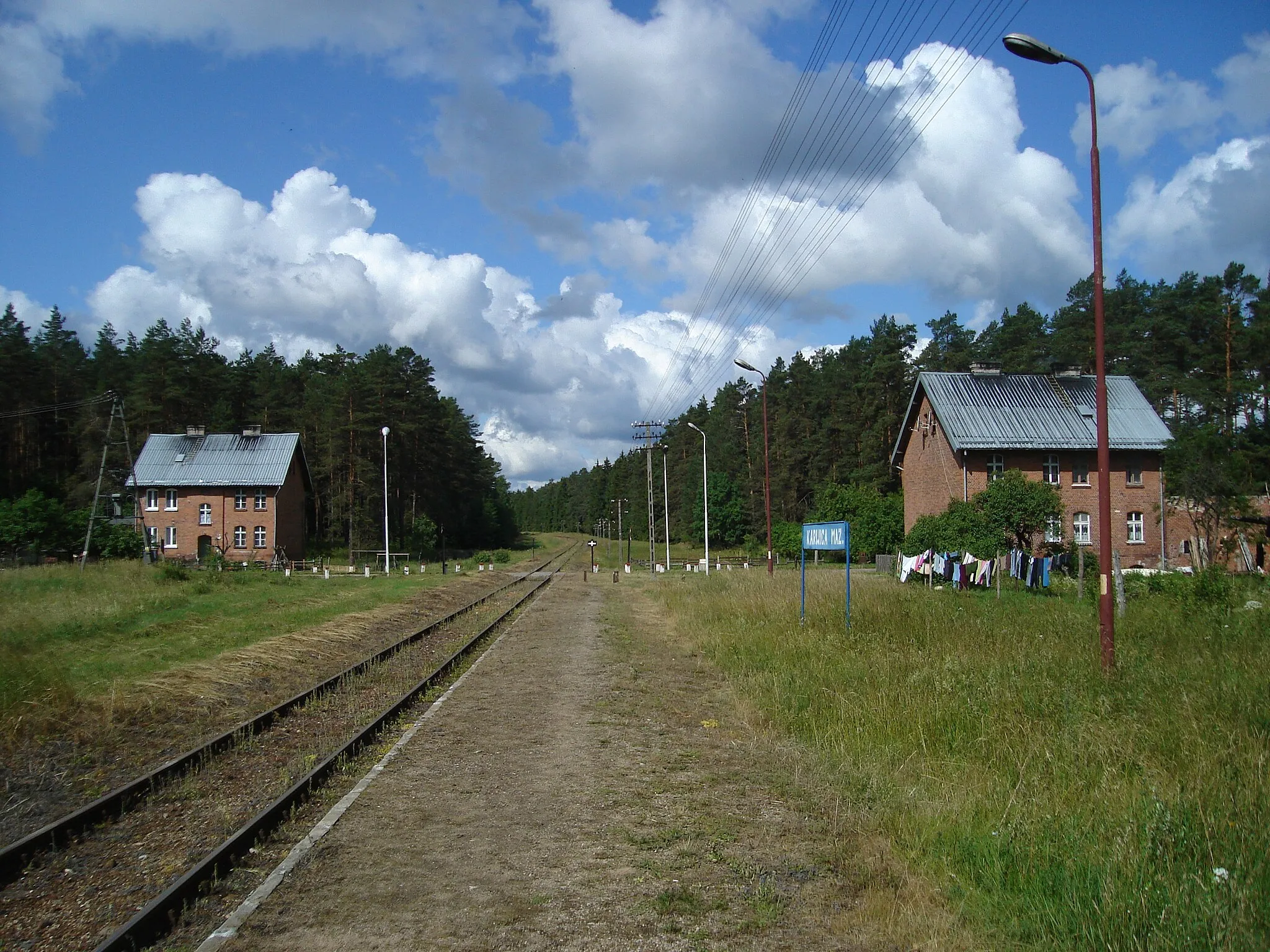 Photo showing: Widok z przystanku kolejowego