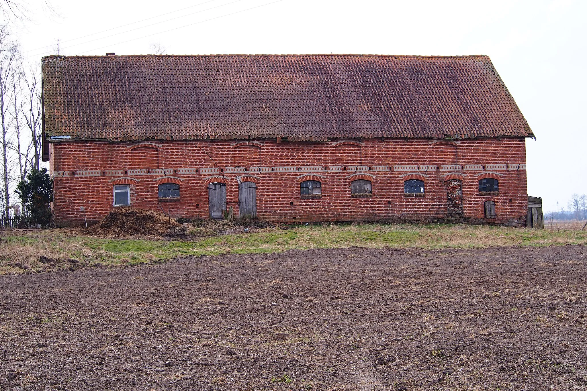 Photo showing: Budynek mieszkano-gospodarczy z XIX w., wieś Błotnik, pow. gdański
