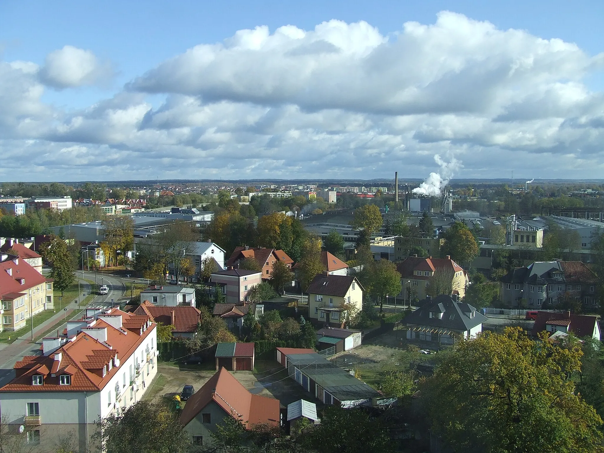 Photo showing: Widok z wieży ciśnień w Piszu