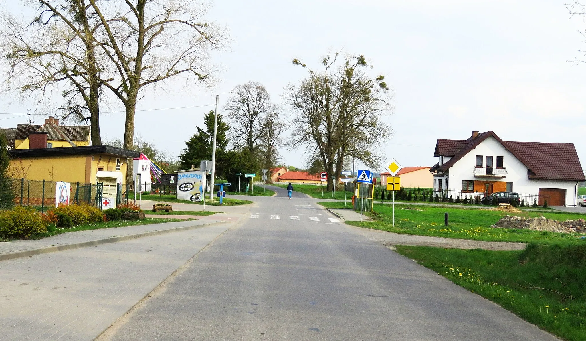Photo showing: Jakubowo Kisielickie, centrum wsi