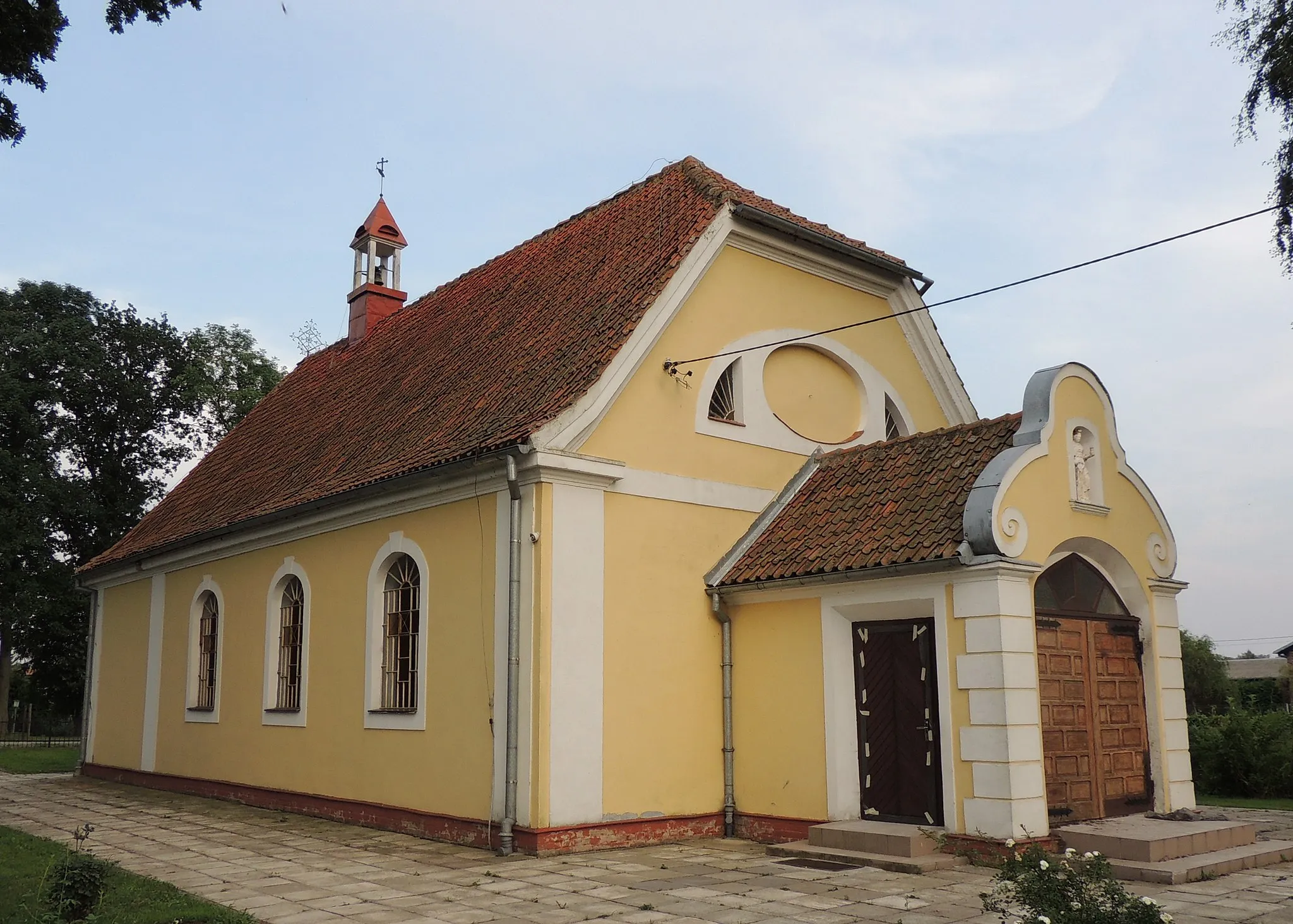 Photo showing: Nowa Pasłęka - kościół filialny p.w. Matki Boskiej Miłosierdzia, 1926