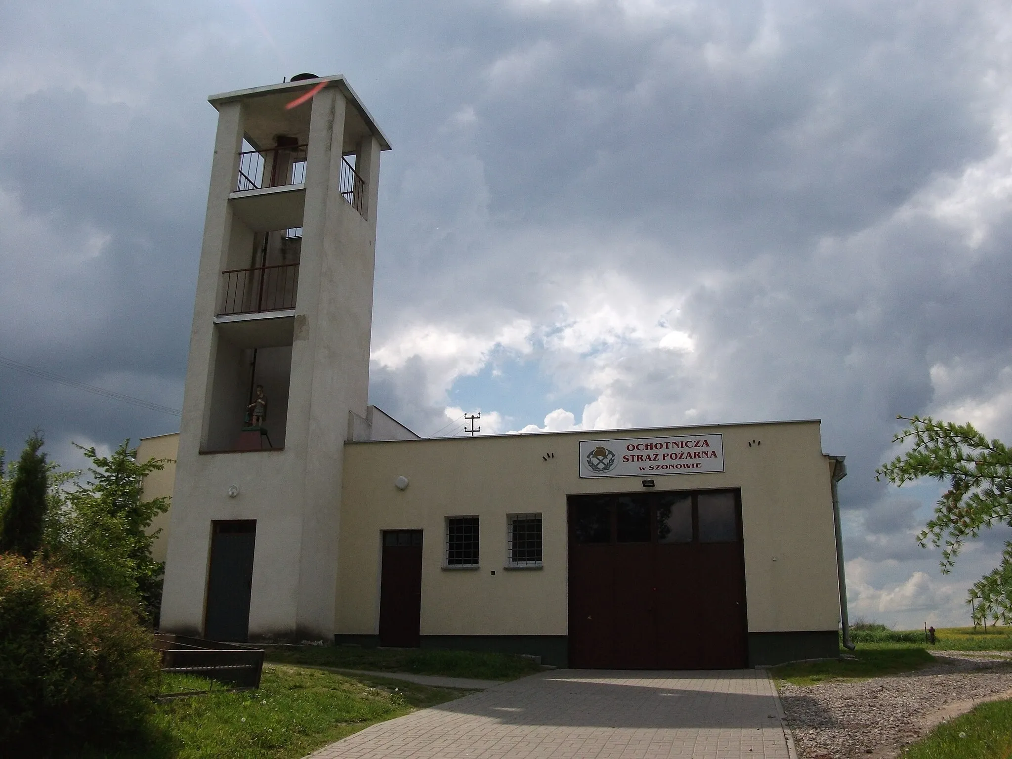 Photo showing: volunteer fire brigade in Szonowo Szlacheckie, Poland