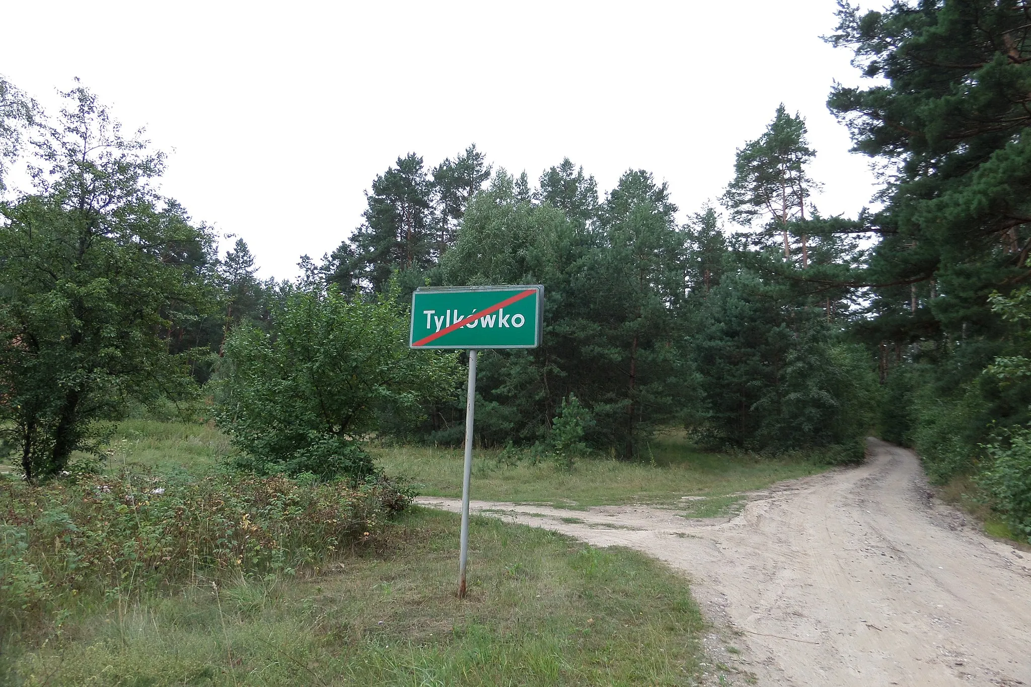Photo showing: Tylkówko. Wyjazd w kierunku Rutek.