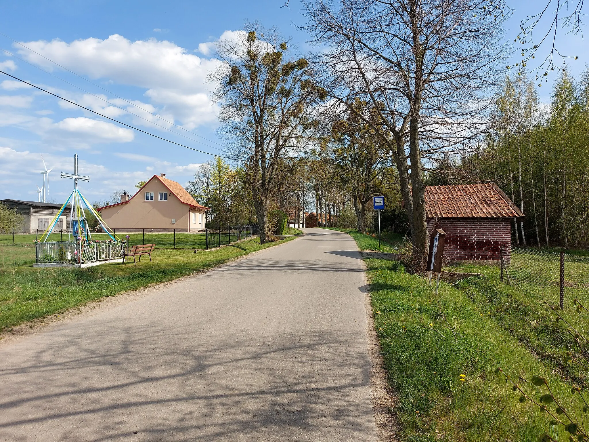 Photo showing: Olszynka village (Korsze commune)