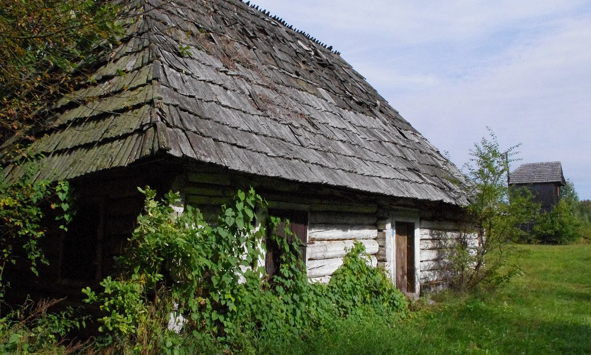 Photo showing: Drewniany szpital dla ubogich w Petrykozach.
Petrykozy, Żabia Wola